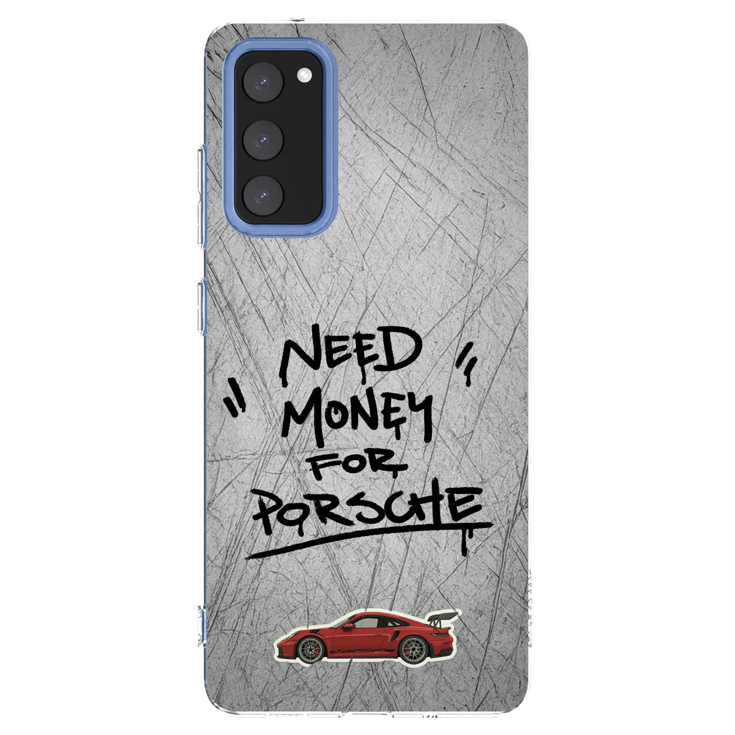 Picasee átlátszó szilikon tok az alábbi mobiltelefonokra Samsung Galaxy S20 FE - Grey Drift