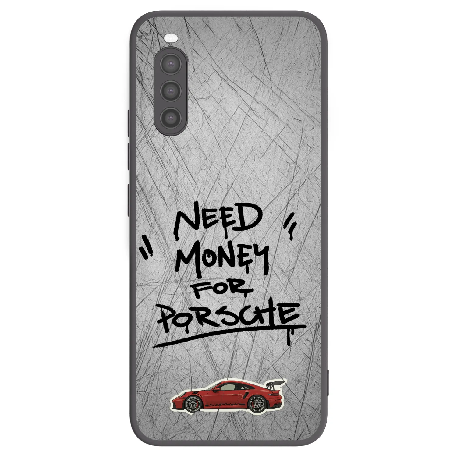 Picasee fekete szilikon tok az alábbi mobiltelefonokra Sony Xperia 10 II - Grey Drift