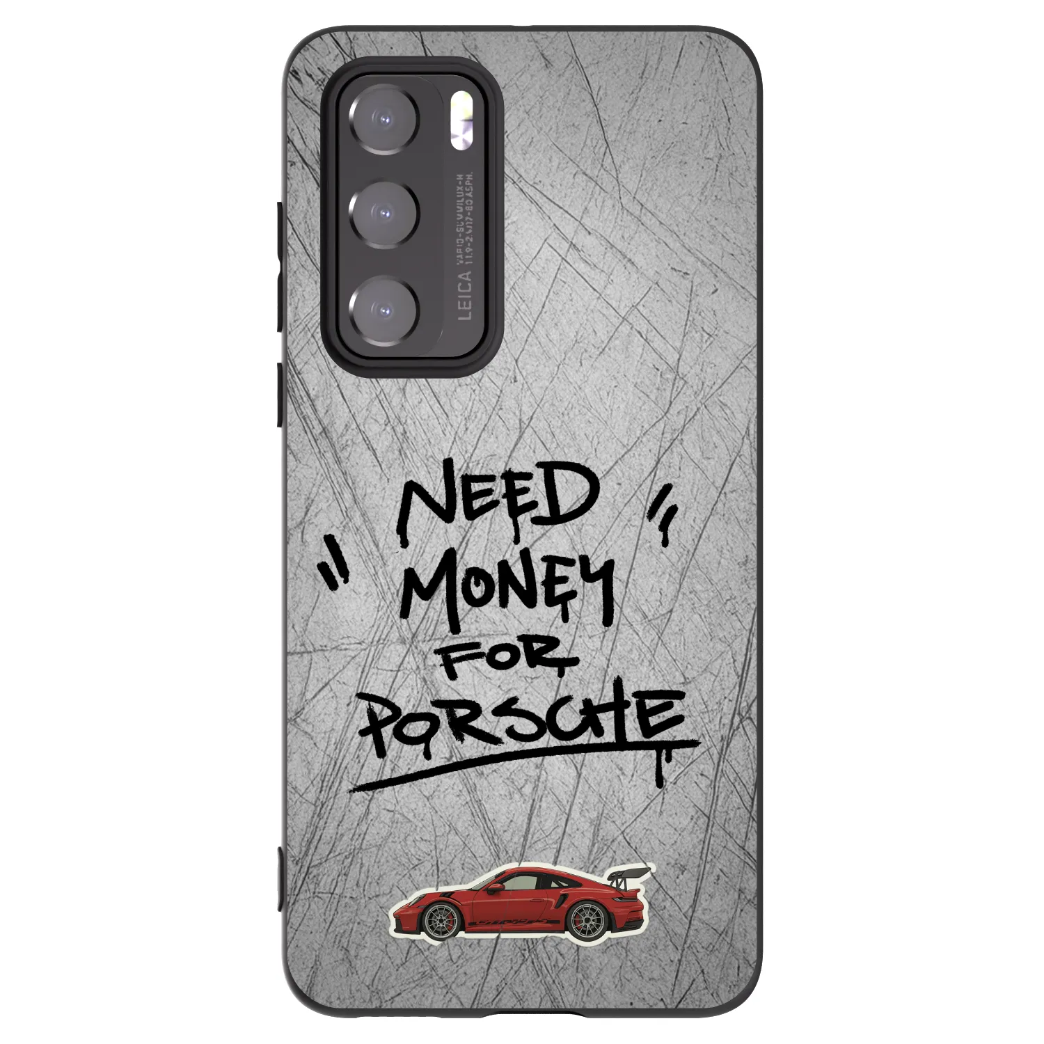 Picasee fekete szilikon tok az alábbi mobiltelefonokra Huawei P40 - Grey Drift