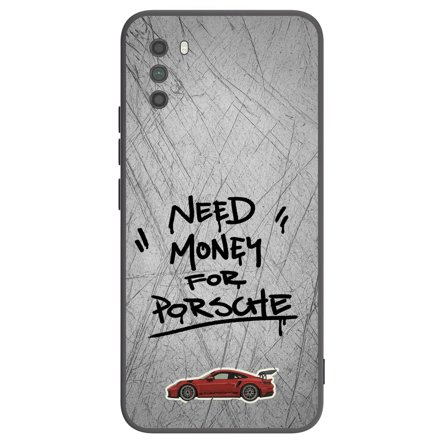 Picasee fekete szilikon tok az alábbi mobiltelefonokra Xiaomi Poco M3 - Grey Drift