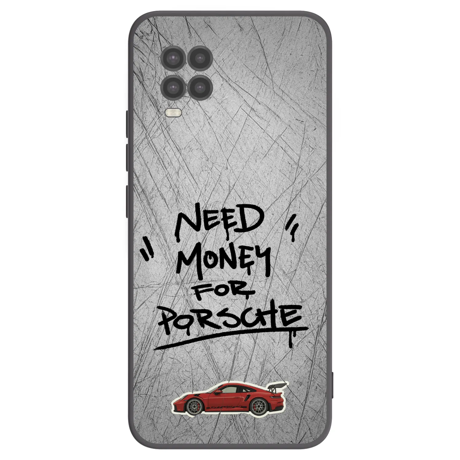 Picasee fekete szilikon tok az alábbi mobiltelefonokra Xiaomi Mi 10 Lite - Grey Drift