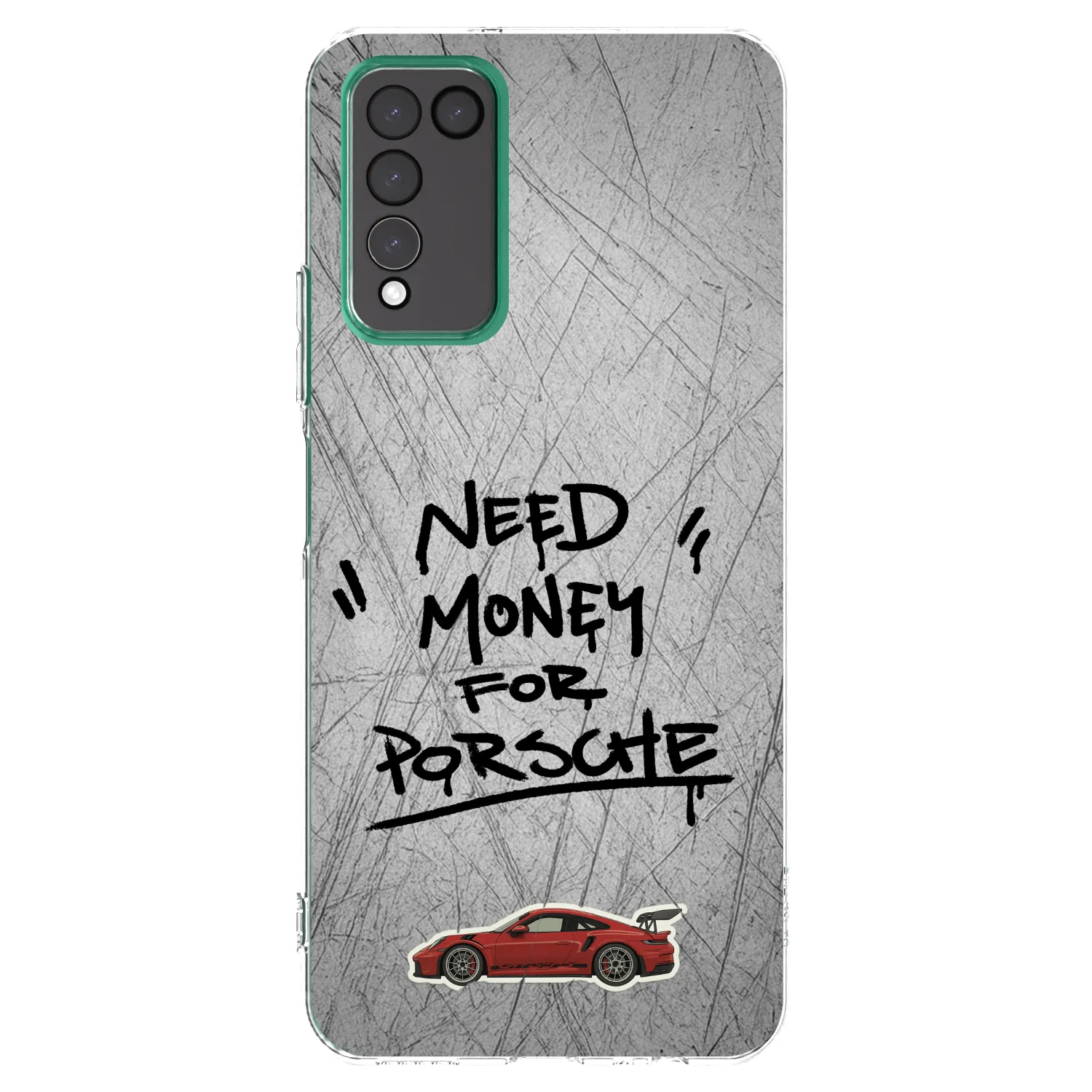 Picasee átlátszó szilikon tok az alábbi mobiltelefonokra Honor 10X Lite - Grey Drift