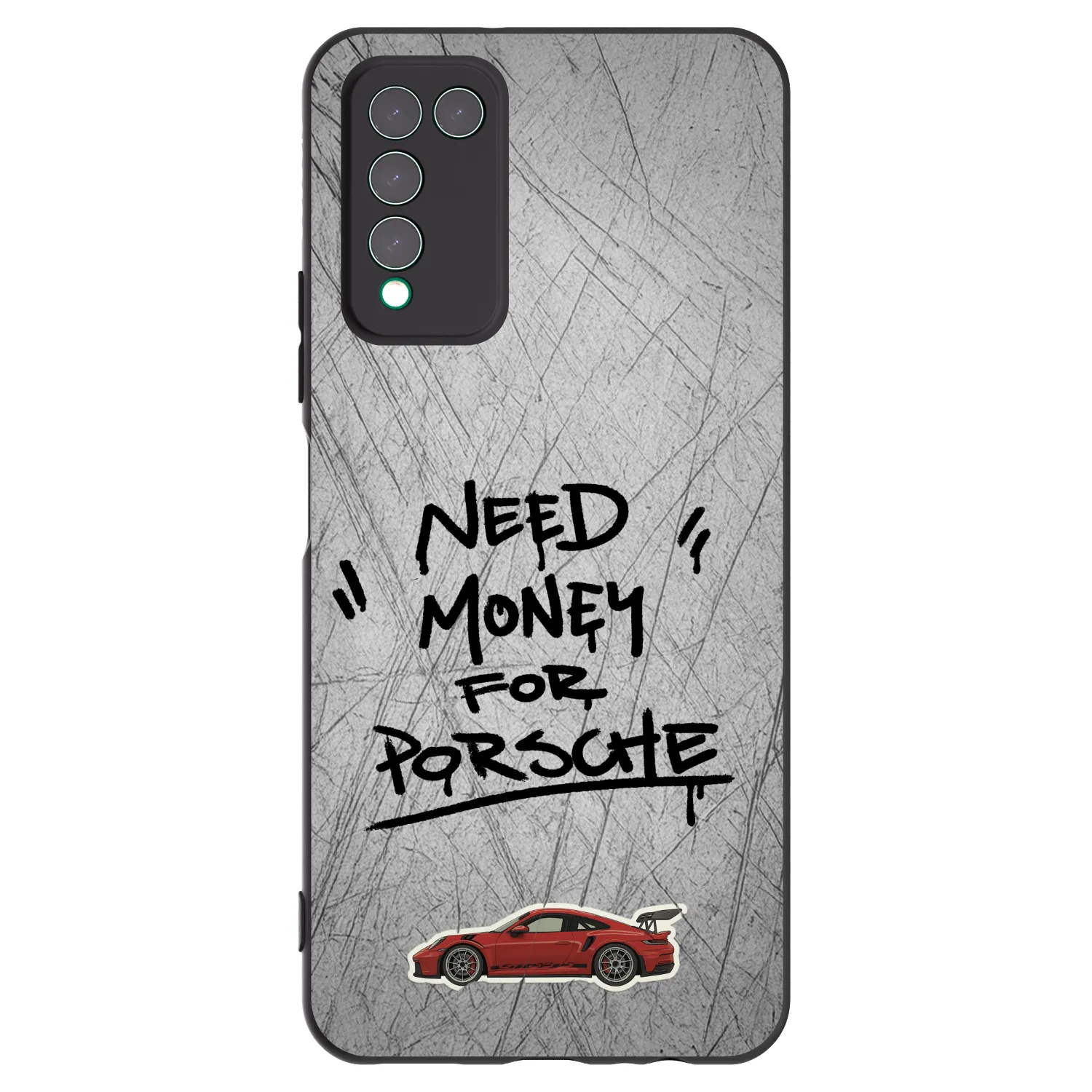 Picasee fekete szilikon tok az alábbi mobiltelefonokra Honor 10X Lite - Grey Drift