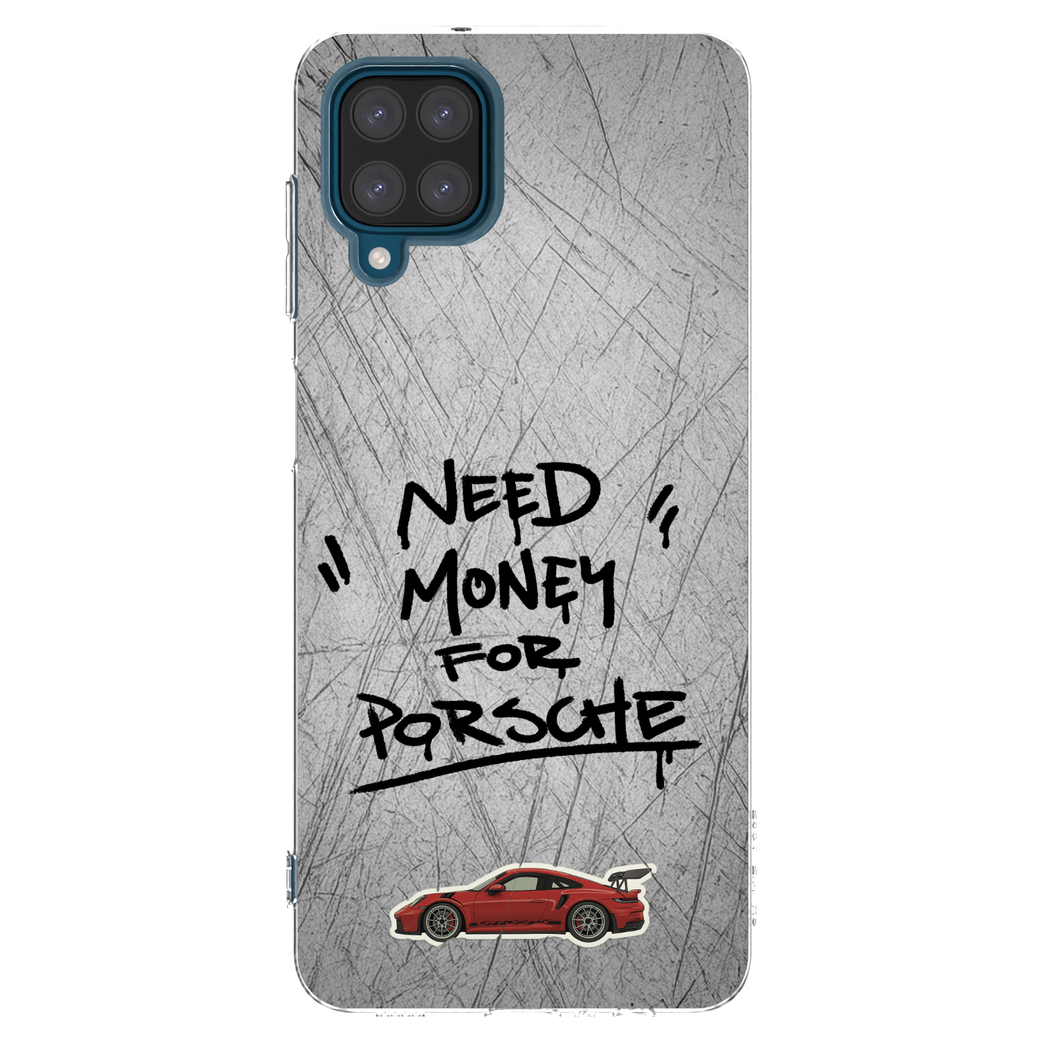 Picasee átlátszó szilikon tok az alábbi mobiltelefonokra Samsung Galaxy A12 A125F - Grey Drift