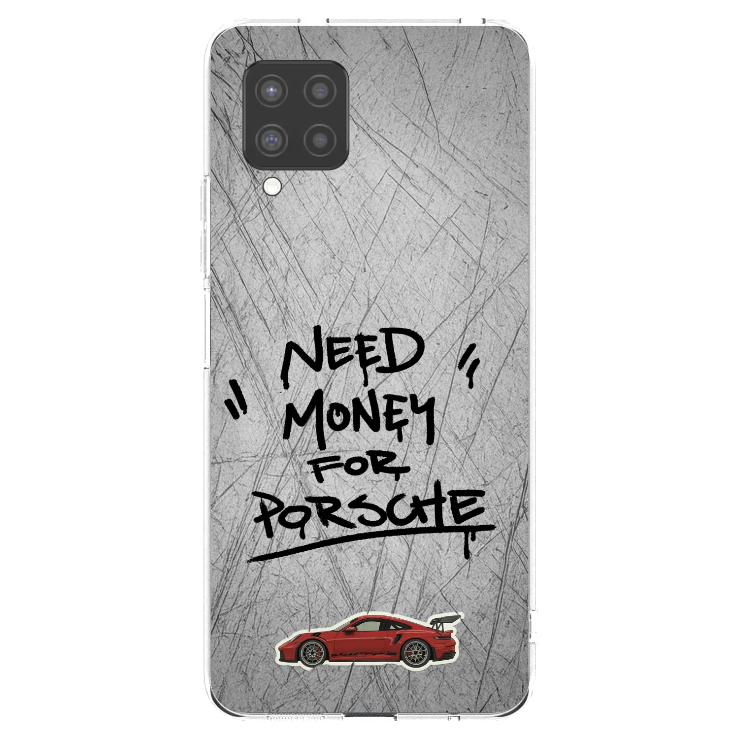 Picasee átlátszó szilikon tok az alábbi mobiltelefonokra Samsung Galaxy A42 A426B - Grey Drift