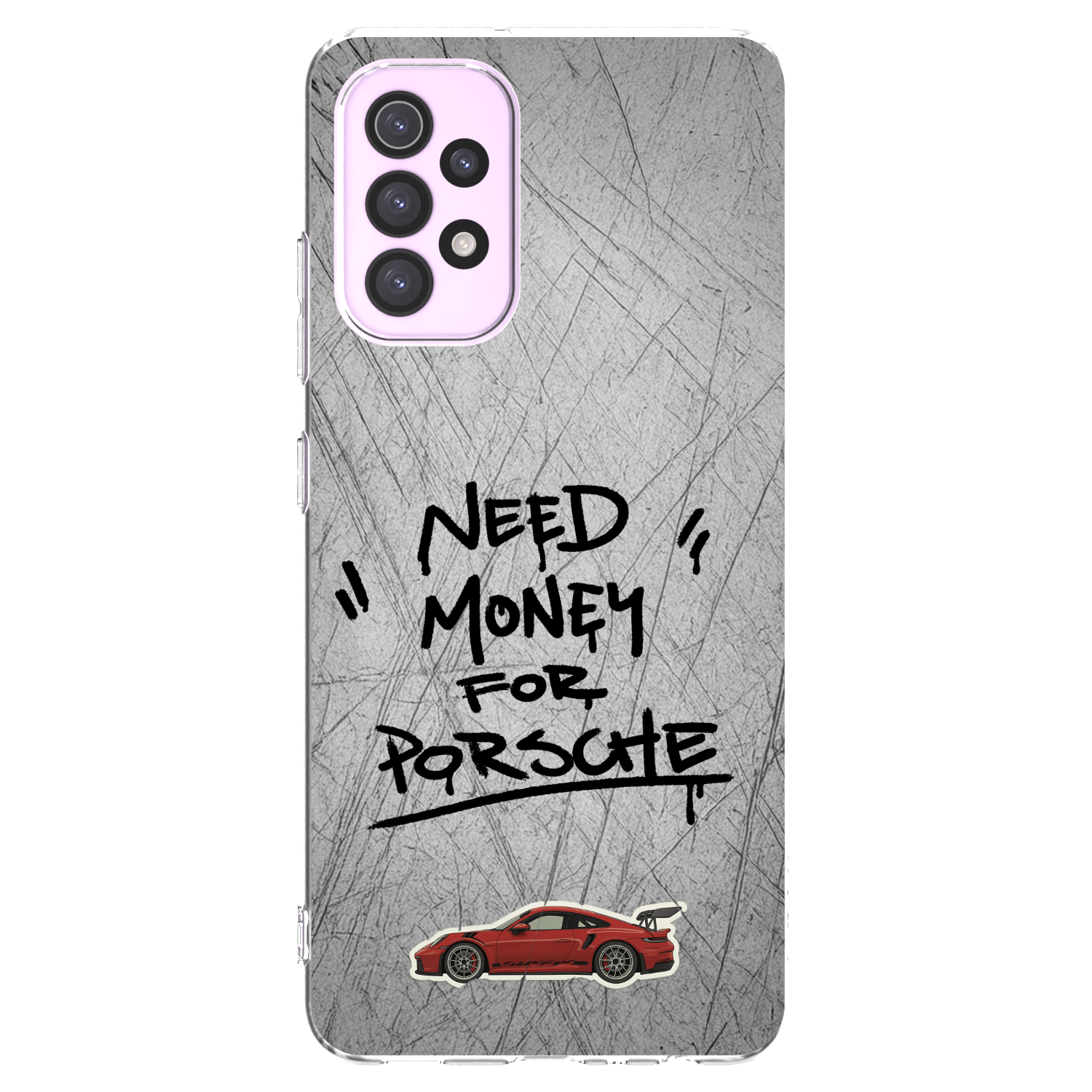 Picasee átlátszó szilikon tok az alábbi mobiltelefonokra Samsung Galaxy A32 5G A326B - Grey Drift