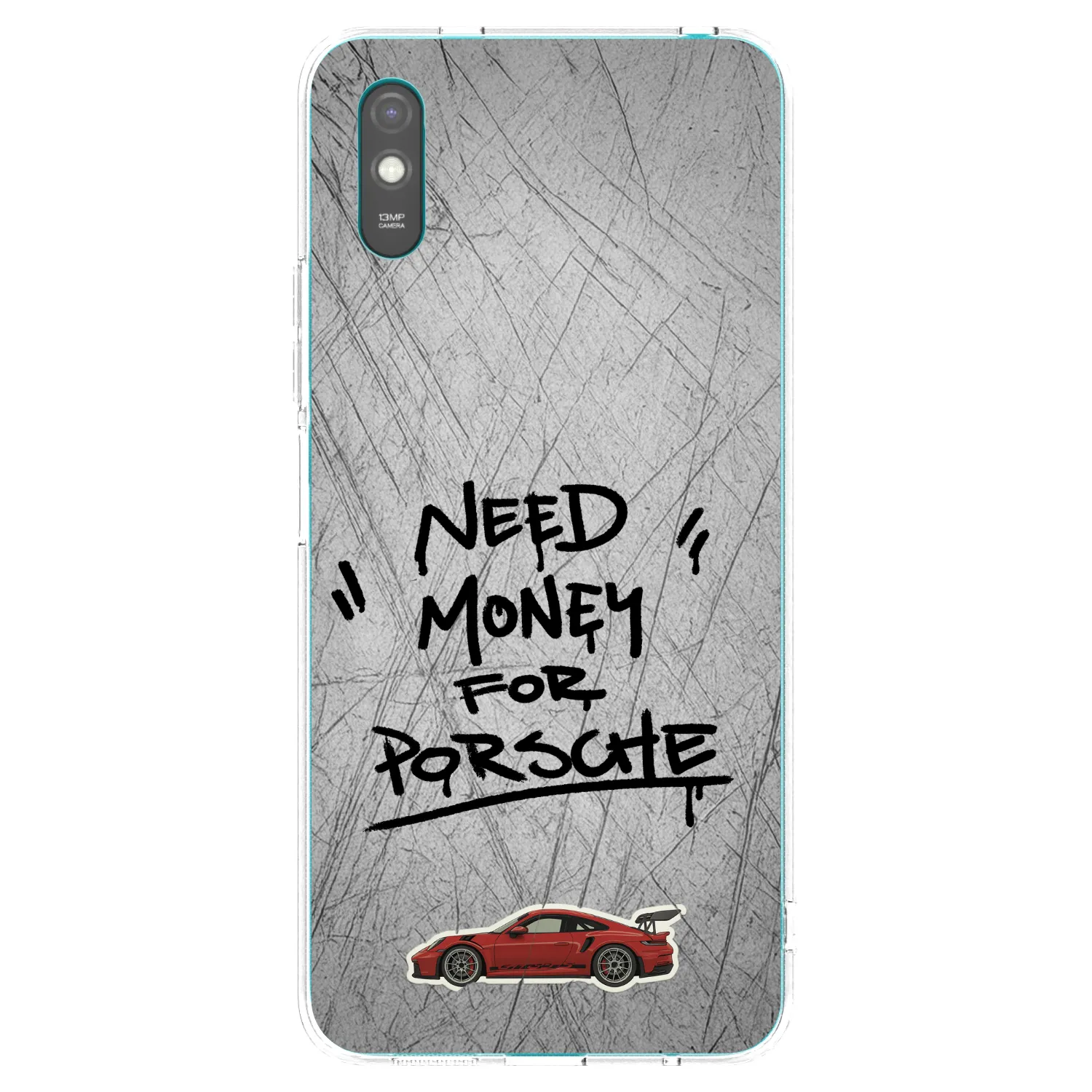 Picasee átlátszó szilikon tok az alábbi mobiltelefonokra Xiaomi Redmi 9AT - Grey Drift