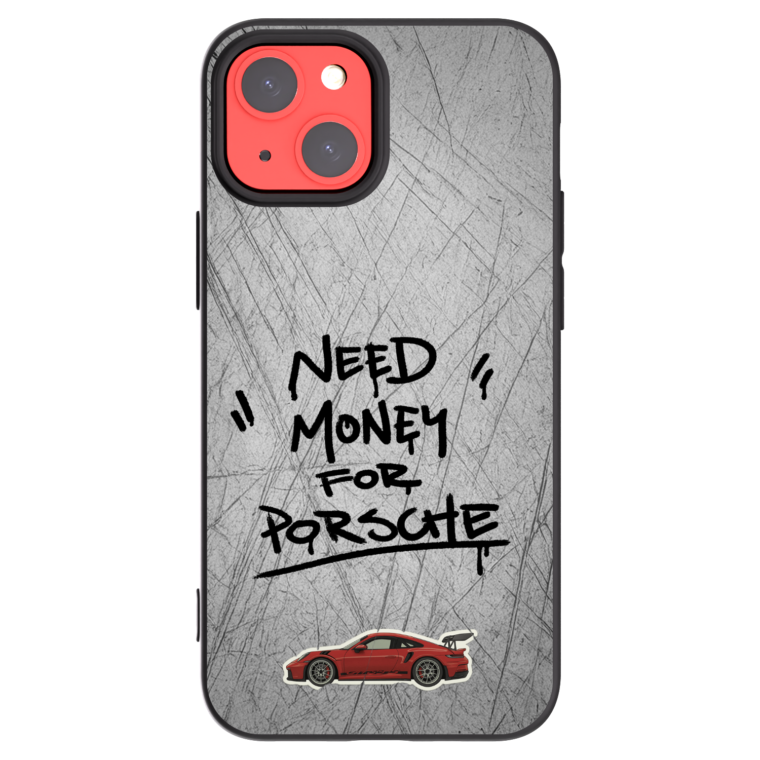 Picasee fekete szilikon tok az alábbi mobiltelefonokra Apple iPhone 13 mini - Grey Drift