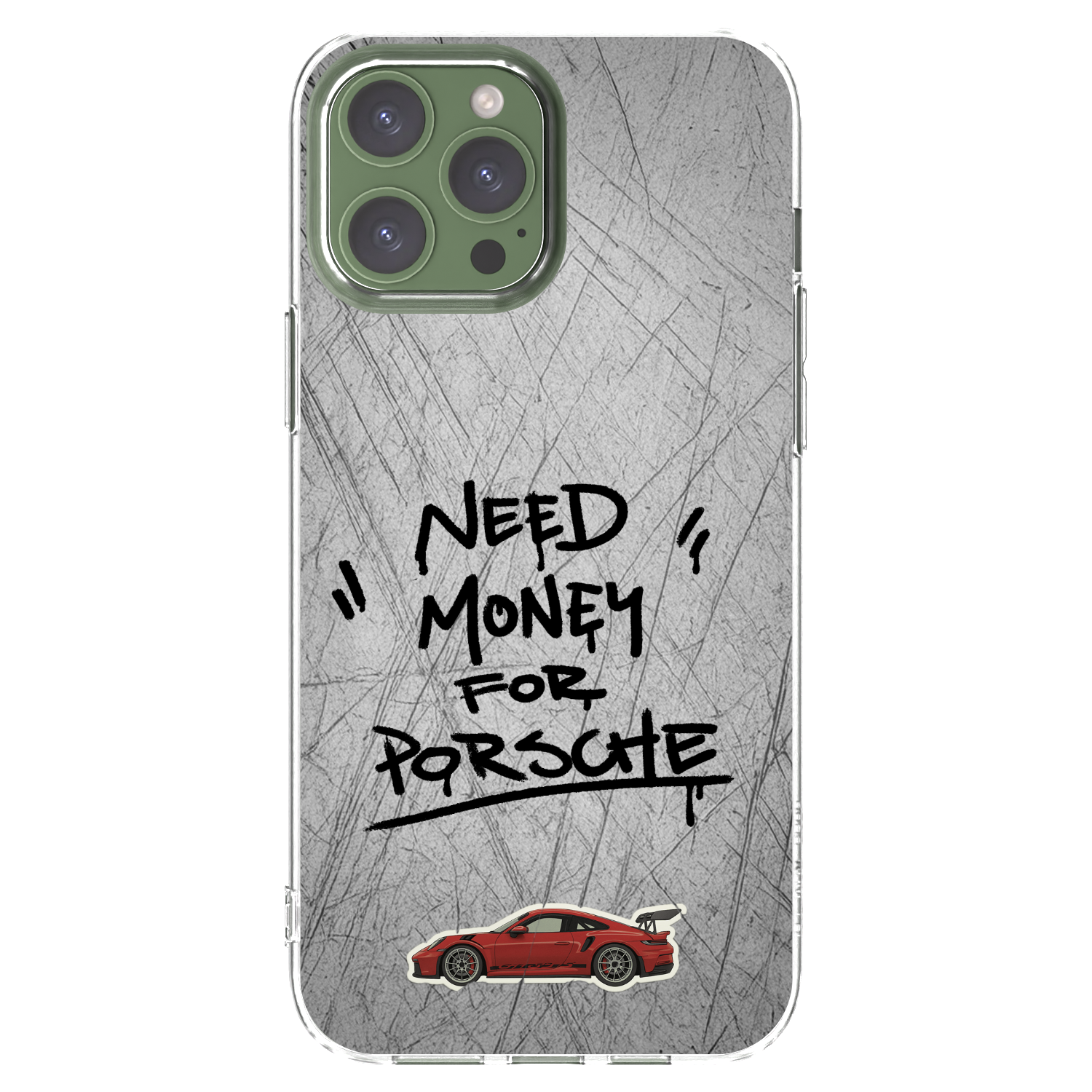 Picasee átlátszó szilikon tok az alábbi mobiltelefonokra Apple iPhone 13 Pro Max - Grey Drift