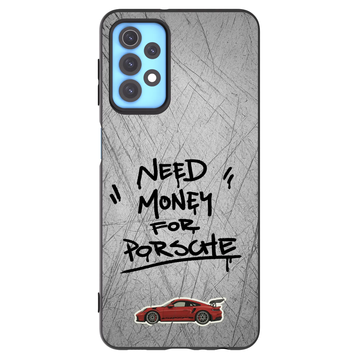 Picasee fekete szilikon tok az alábbi mobiltelefonokra Samsung Galaxy A32 4G SM-A325F - Grey Drift