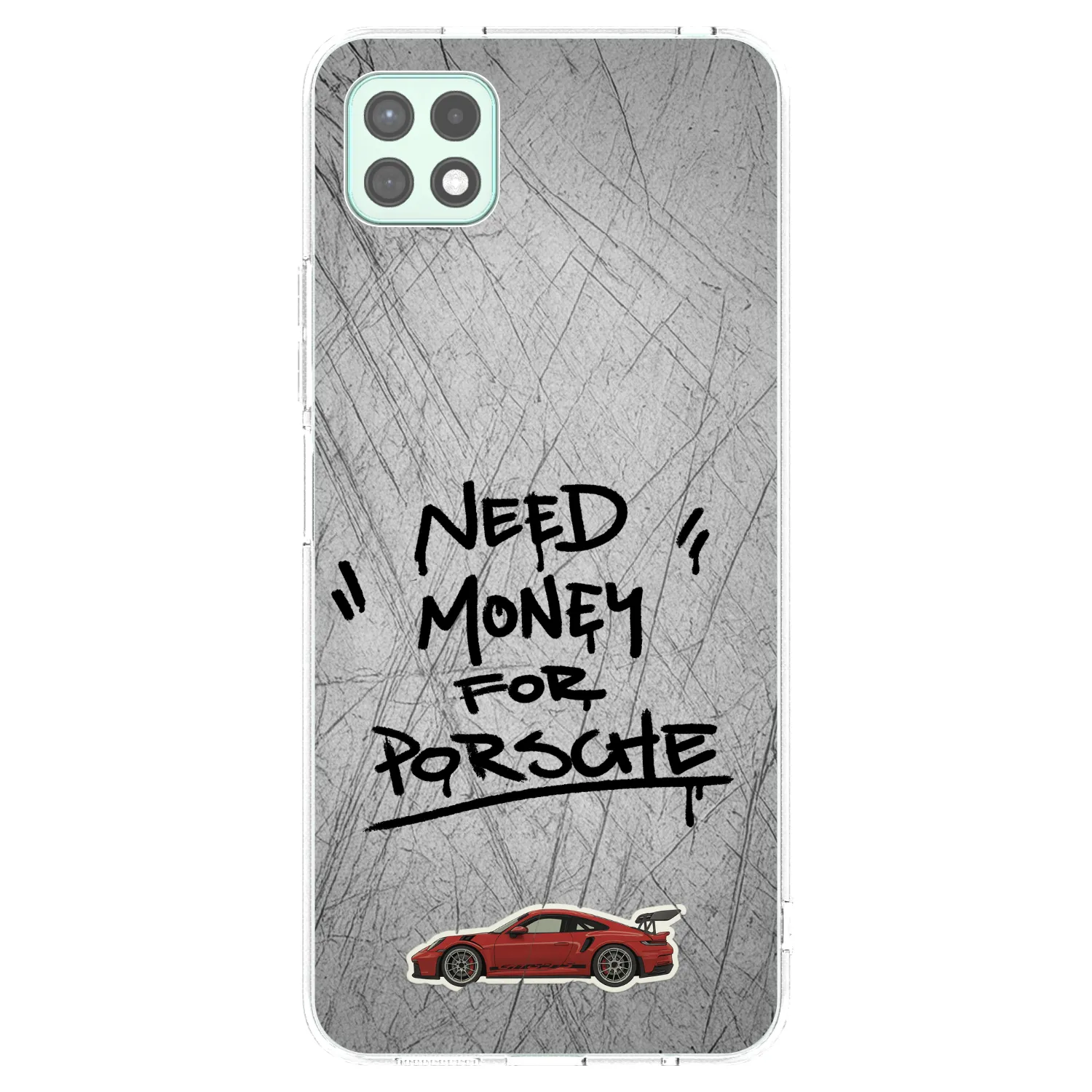Picasee átlátszó szilikon tok az alábbi mobiltelefonokra Samsung Galaxy A22 A226B 5G - Grey Drift