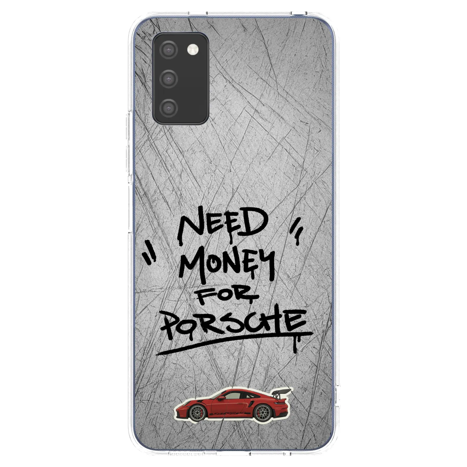 Picasee átlátszó szilikon tok az alábbi mobiltelefonokra Samsung Galaxy A02s A025G - Grey Drift
