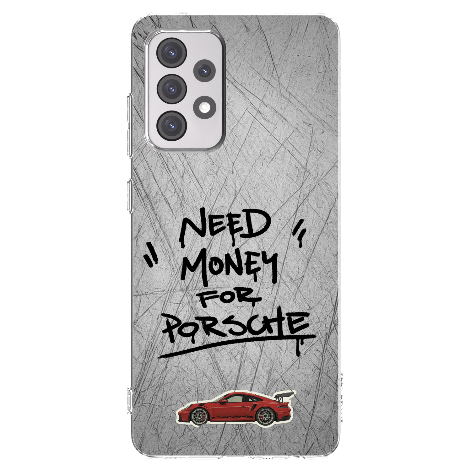 Picasee átlátszó szilikon tok az alábbi mobiltelefonokra Samsung Galaxy A52s 5G A528B - Grey Drift
