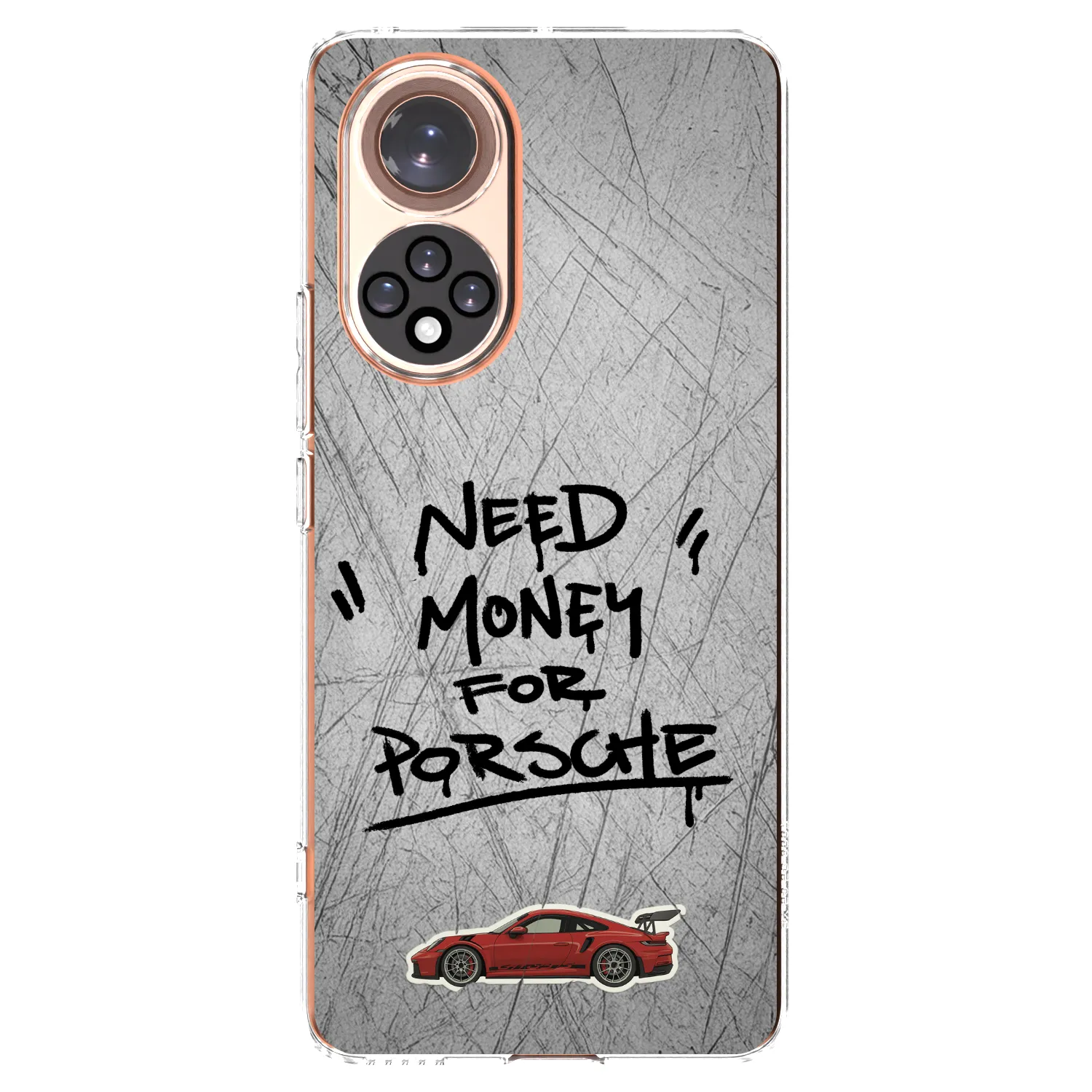 Picasee átlátszó szilikon tok az alábbi mobiltelefonokra Huawei Nova 9 - Grey Drift