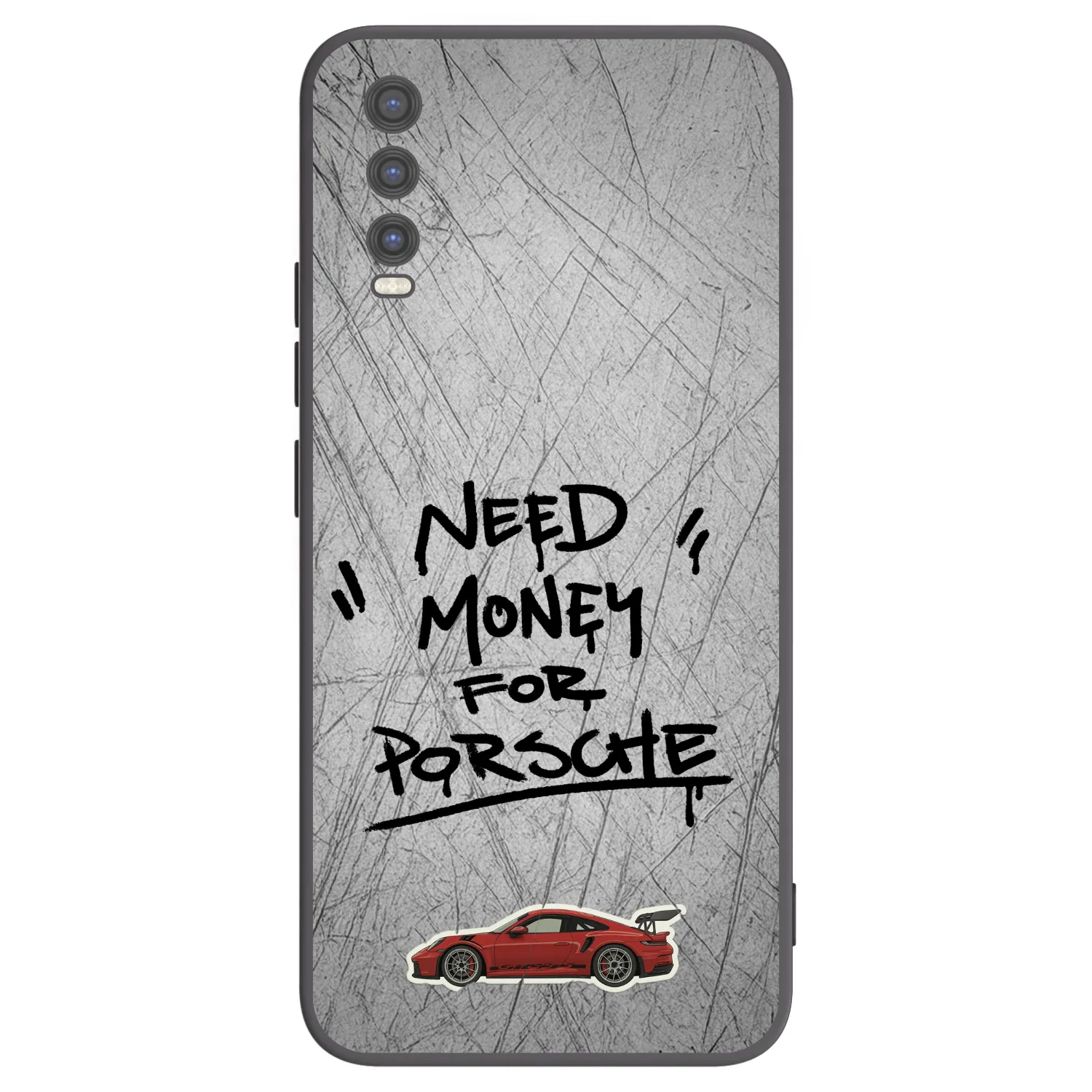 Picasee fekete szilikon tok az alábbi mobiltelefonokra Vivo Y20s - Grey Drift