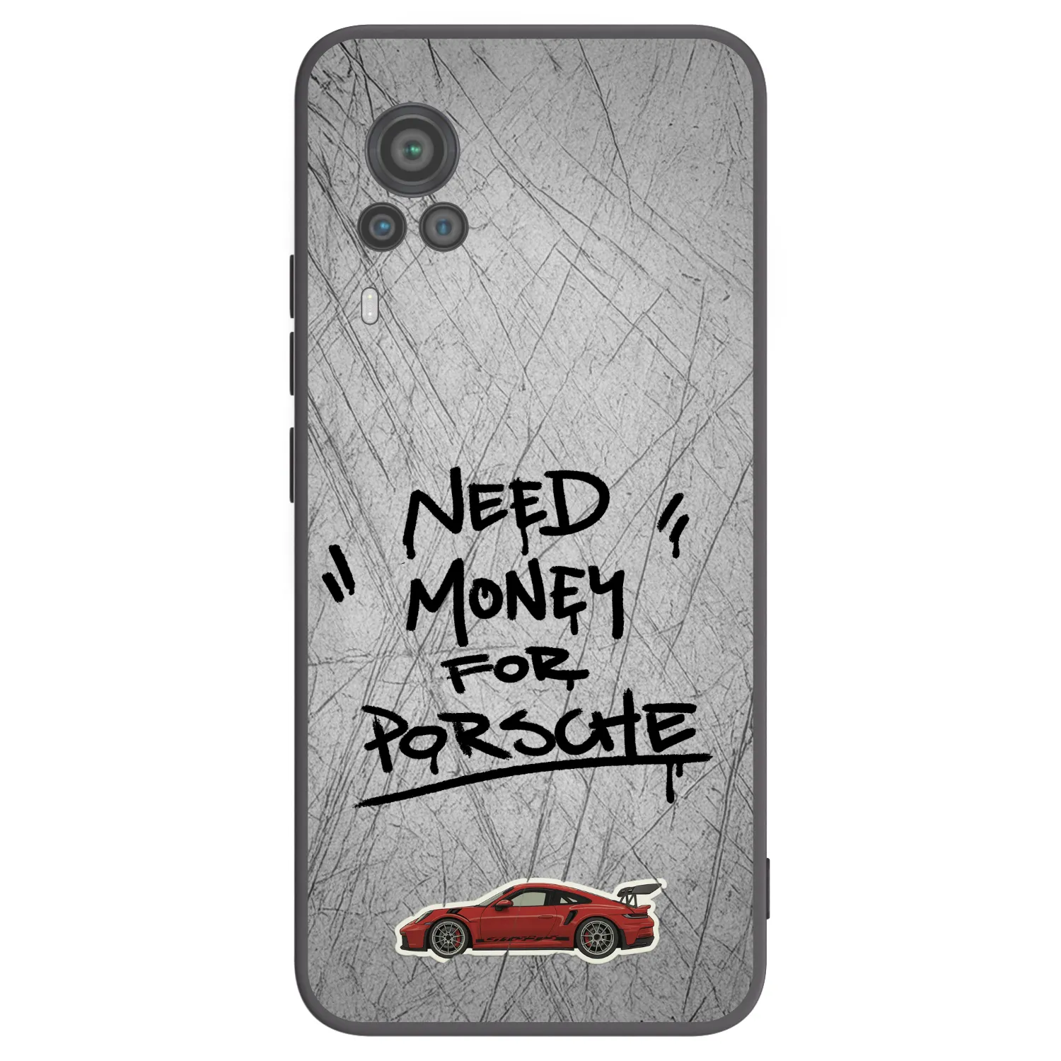 Picasee fekete szilikon tok az alábbi mobiltelefonokra Vivo X60 Pro 5G - Grey Drift