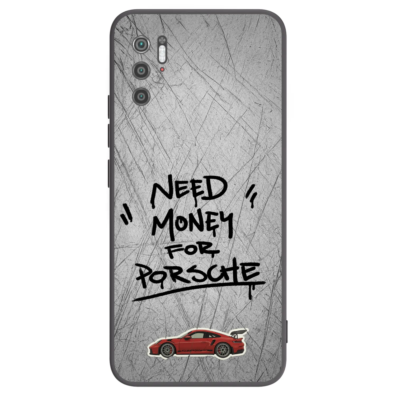 Picasee fekete szilikon tok az alábbi mobiltelefonokra Xiaomi Poco M3 Pro 5G - Grey Drift