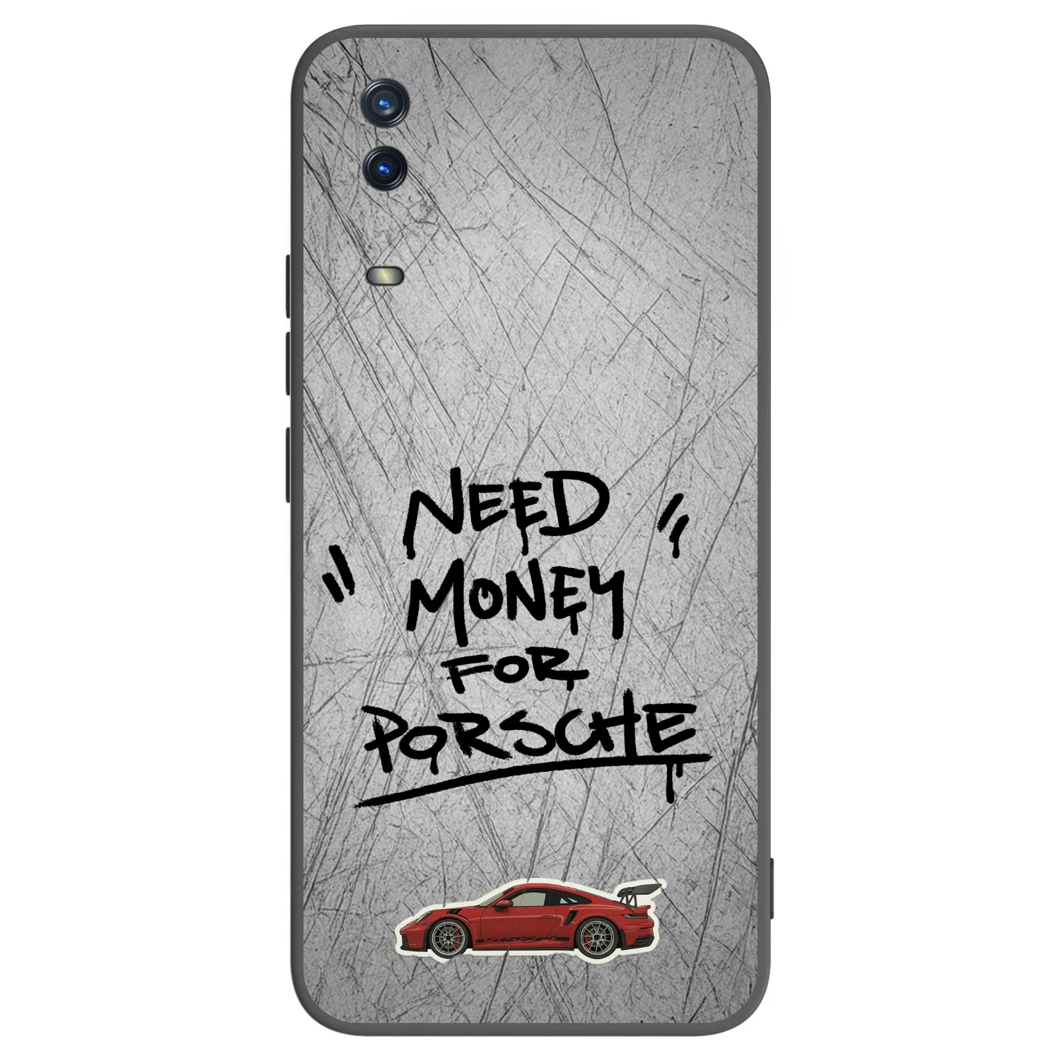 Picasee fekete szilikon tok az alábbi mobiltelefonokra Vivo Y11s - Grey Drift