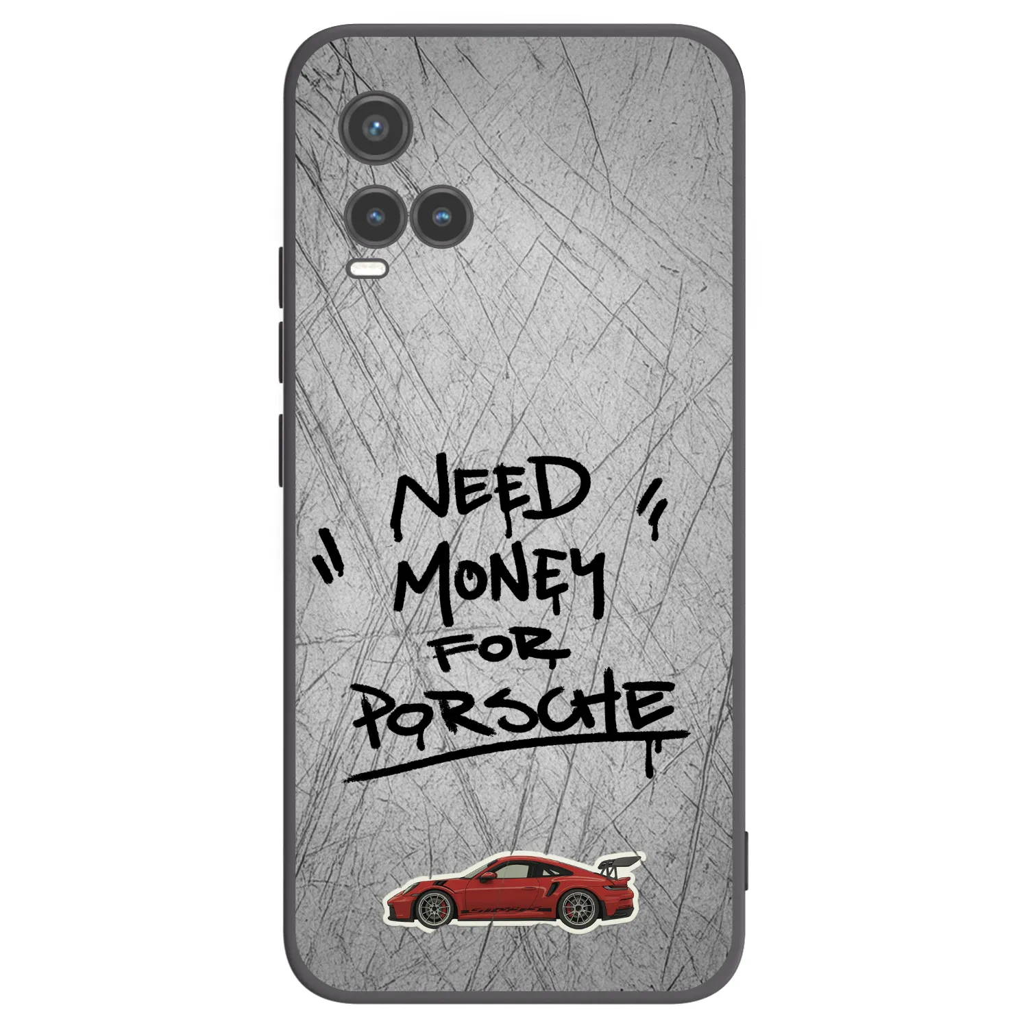 Picasee fekete szilikon tok az alábbi mobiltelefonokra Vivo Y33s - Grey Drift