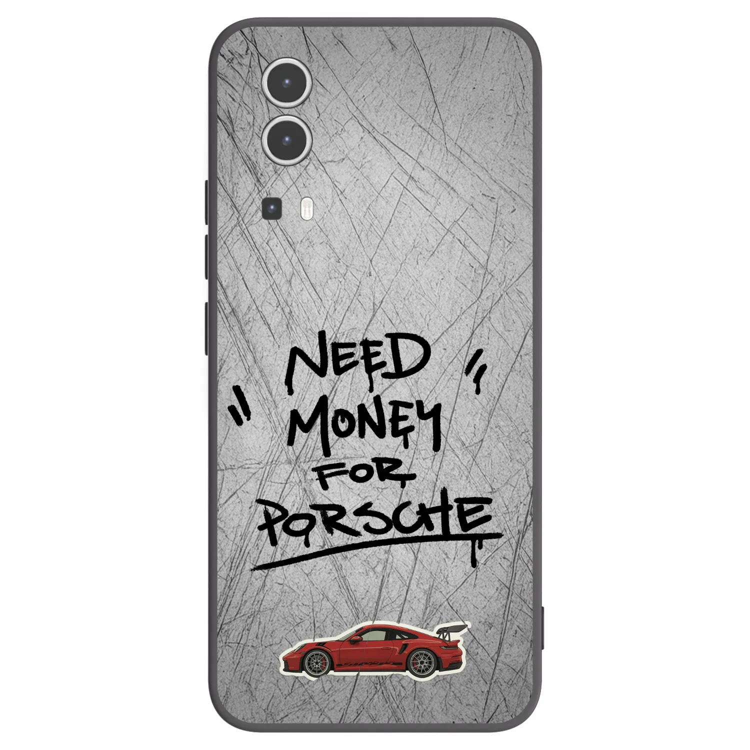 Picasee fekete szilikon tok az alábbi mobiltelefonokra Vivo Y72 5G - Grey Drift