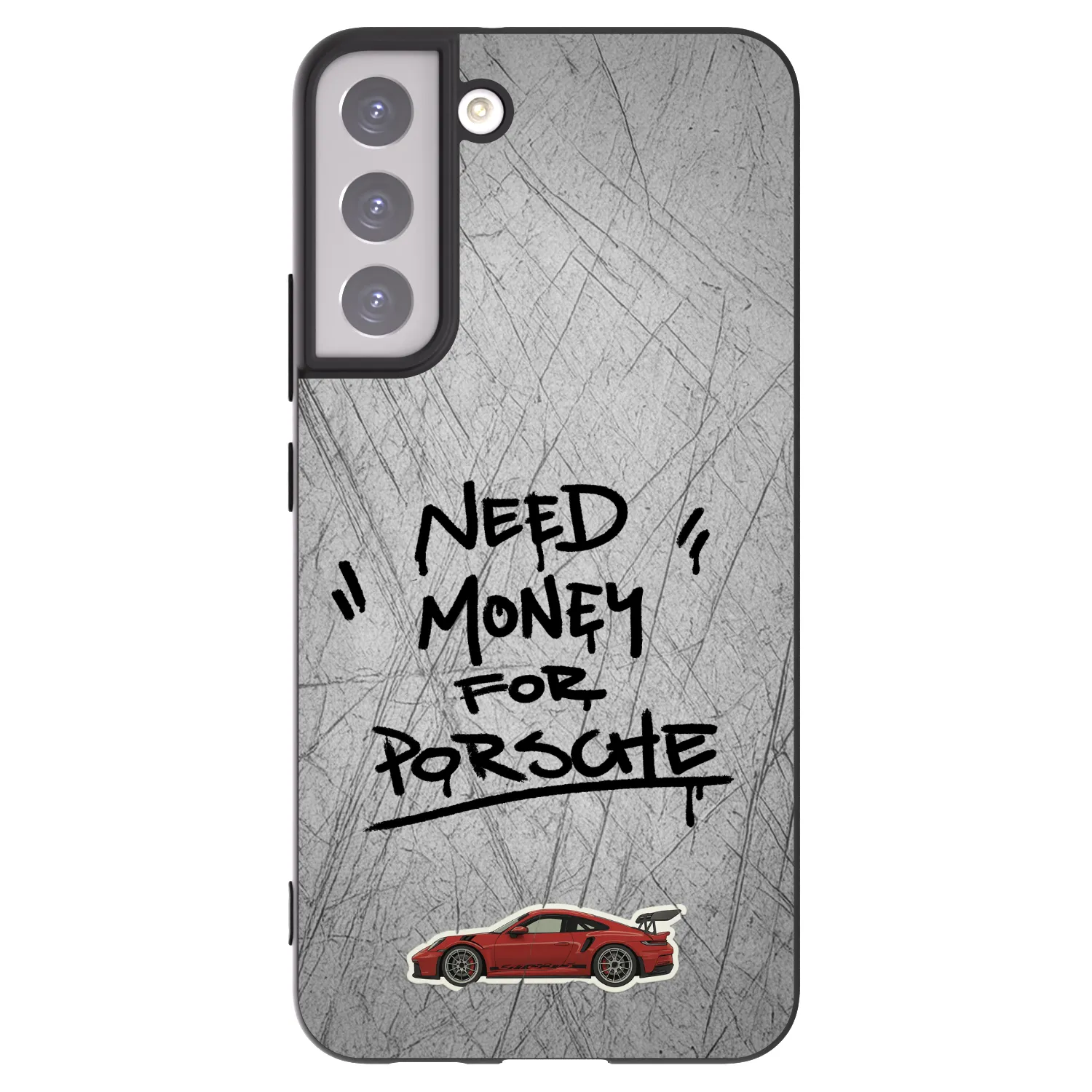 Picasee fekete szilikon tok az alábbi mobiltelefonokra Samsung Galaxy S22+ 5G - Grey Drift