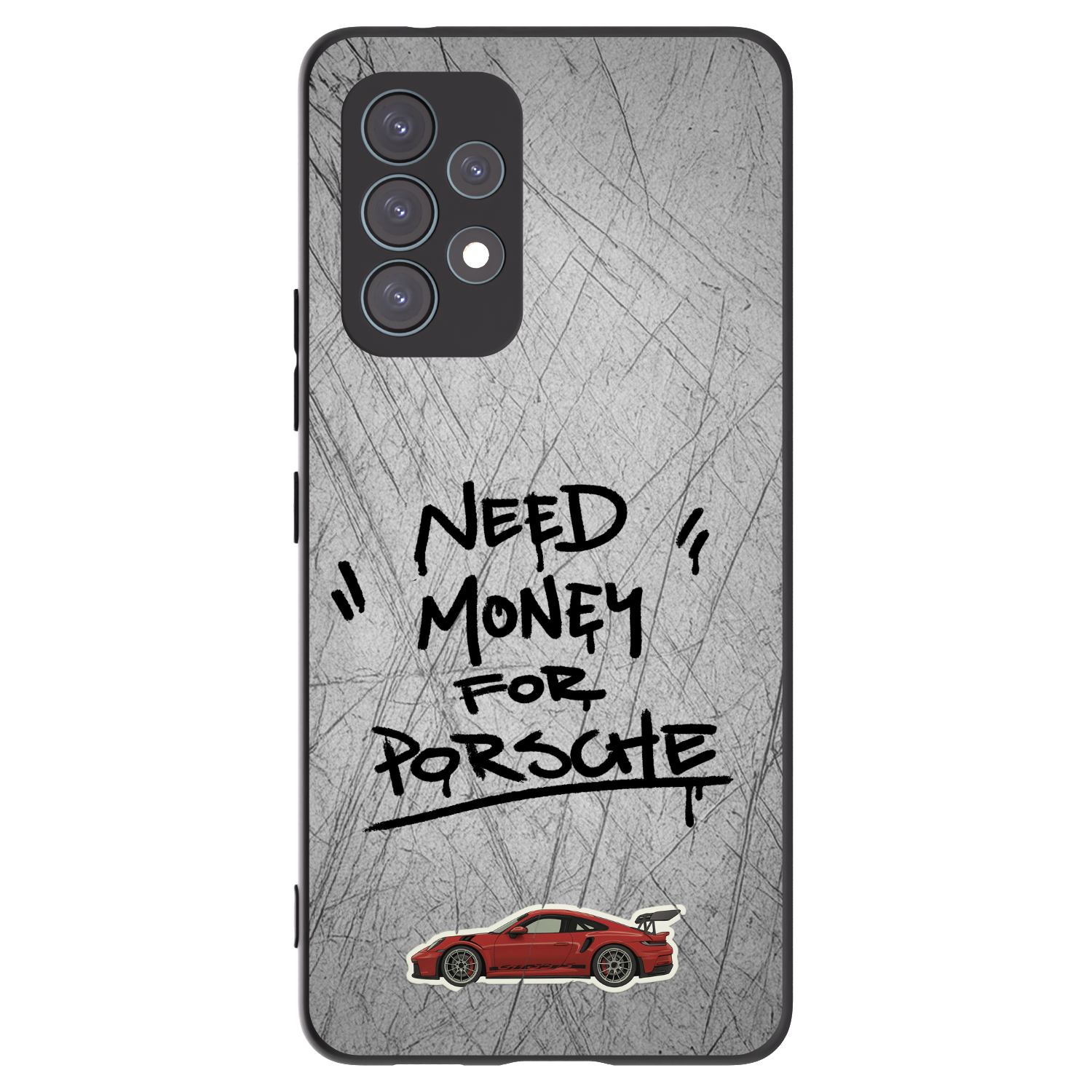 Picasee fekete szilikon tok az alábbi mobiltelefonokra Samsung Galaxy A53 5G A536 - Grey Drift