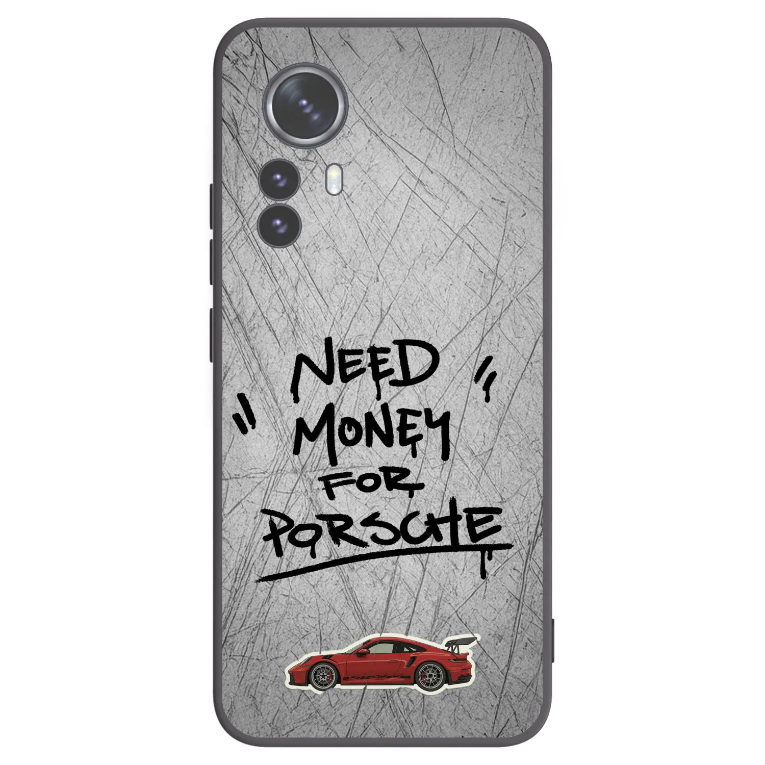 Picasee fekete szilikon tok az alábbi mobiltelefonokra Xiaomi 12 Pro - Grey Drift