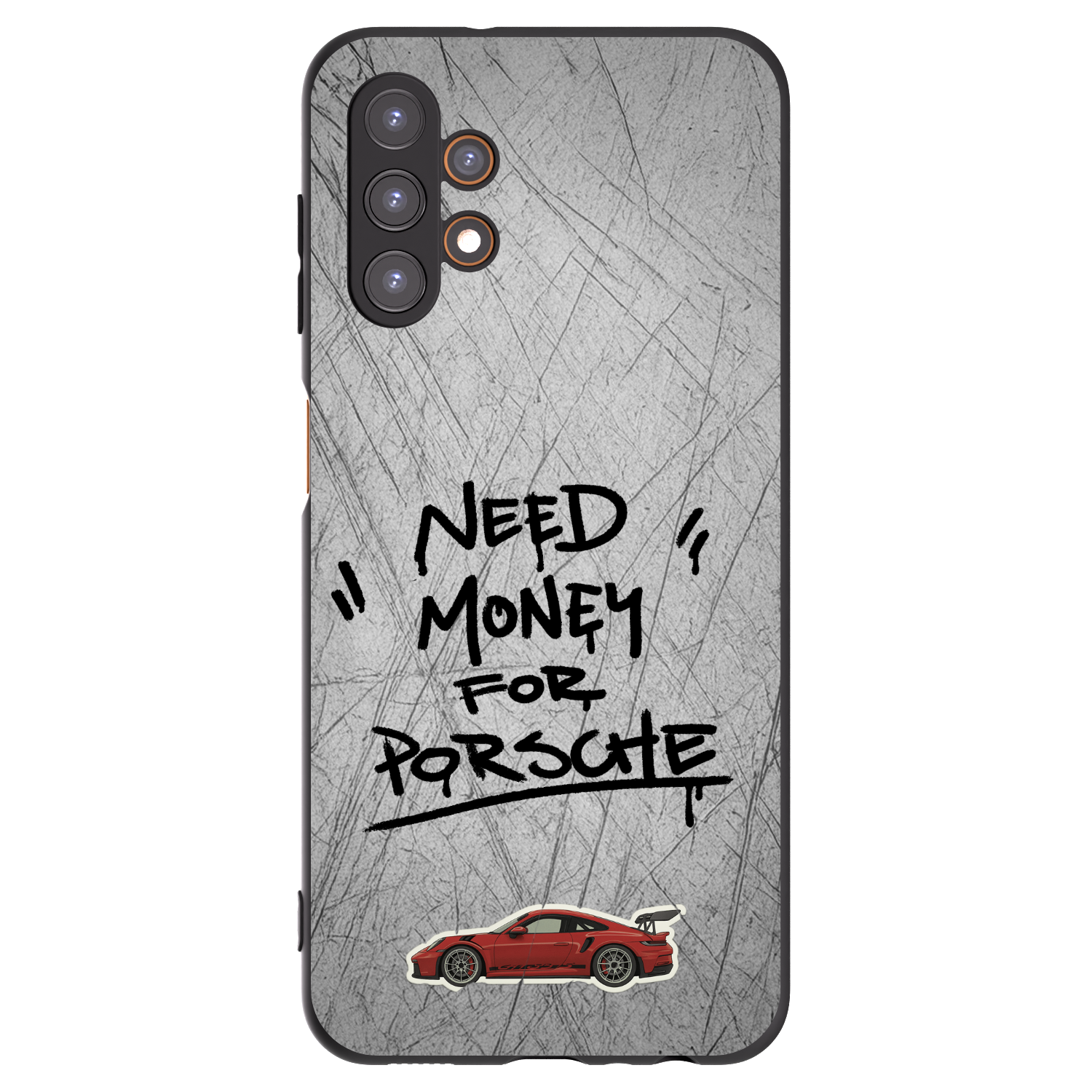 Picasee fekete szilikon tok az alábbi mobiltelefonokra Samsung Galaxy A13 4G A135 - Grey Drift