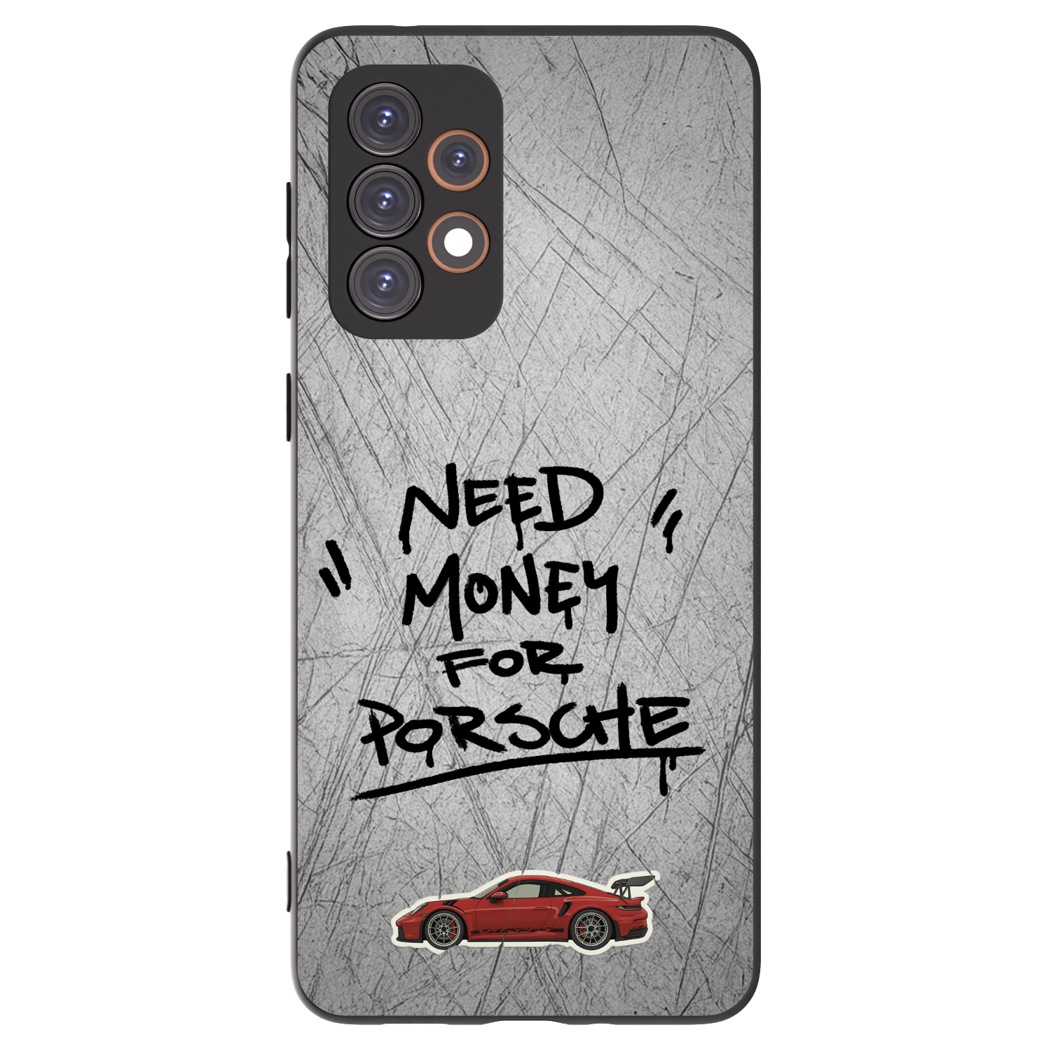 Picasee fekete szilikon tok az alábbi mobiltelefonokra Samsung Galaxy A33 5G A336 - Grey Drift
