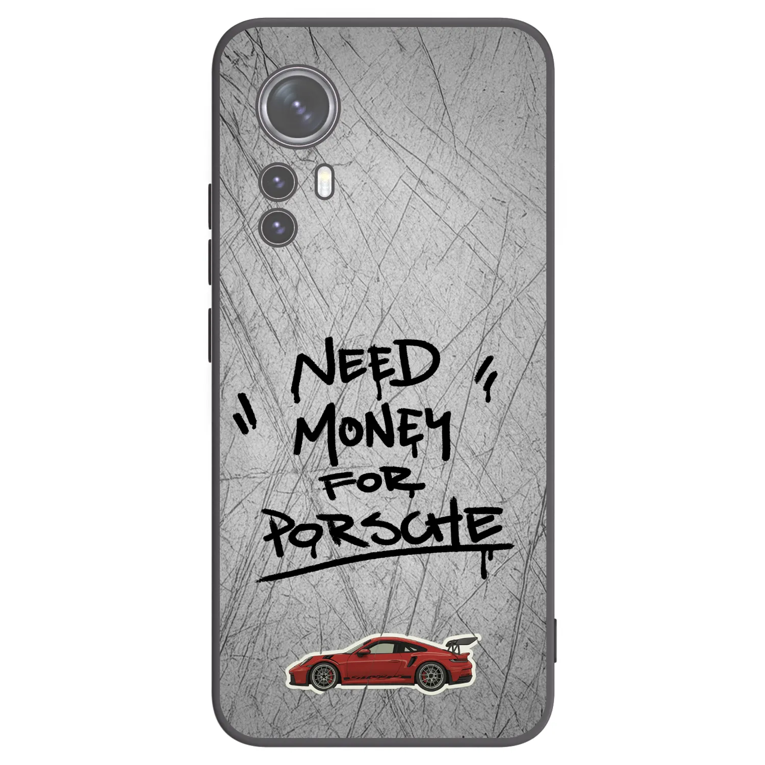 Picasee fekete szilikon tok az alábbi mobiltelefonokra Xiaomi 12X - Grey Drift