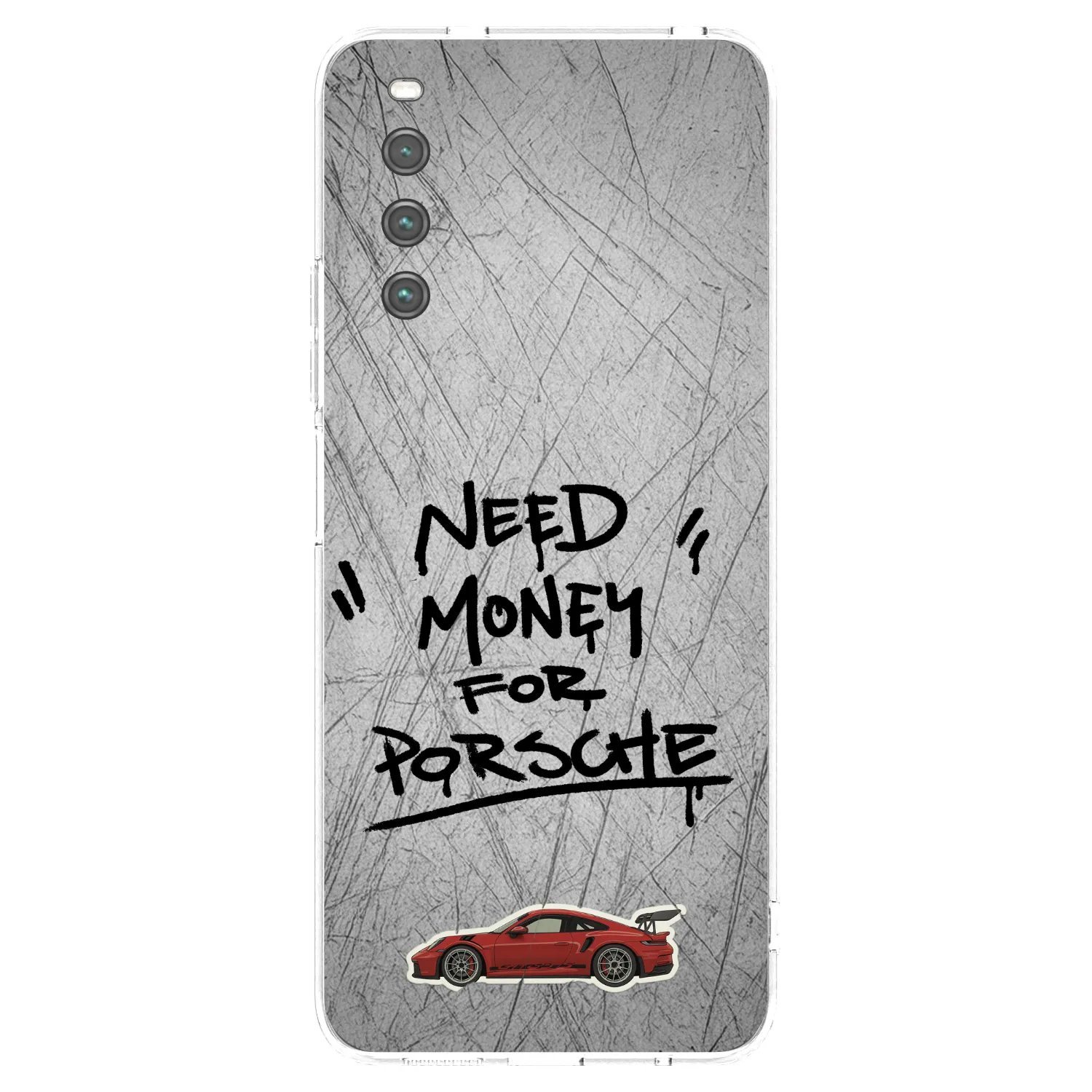 Picasee átlátszó szilikon tok az alábbi mobiltelefonokra Sony Xperia 10 IV 5G - Grey Drift