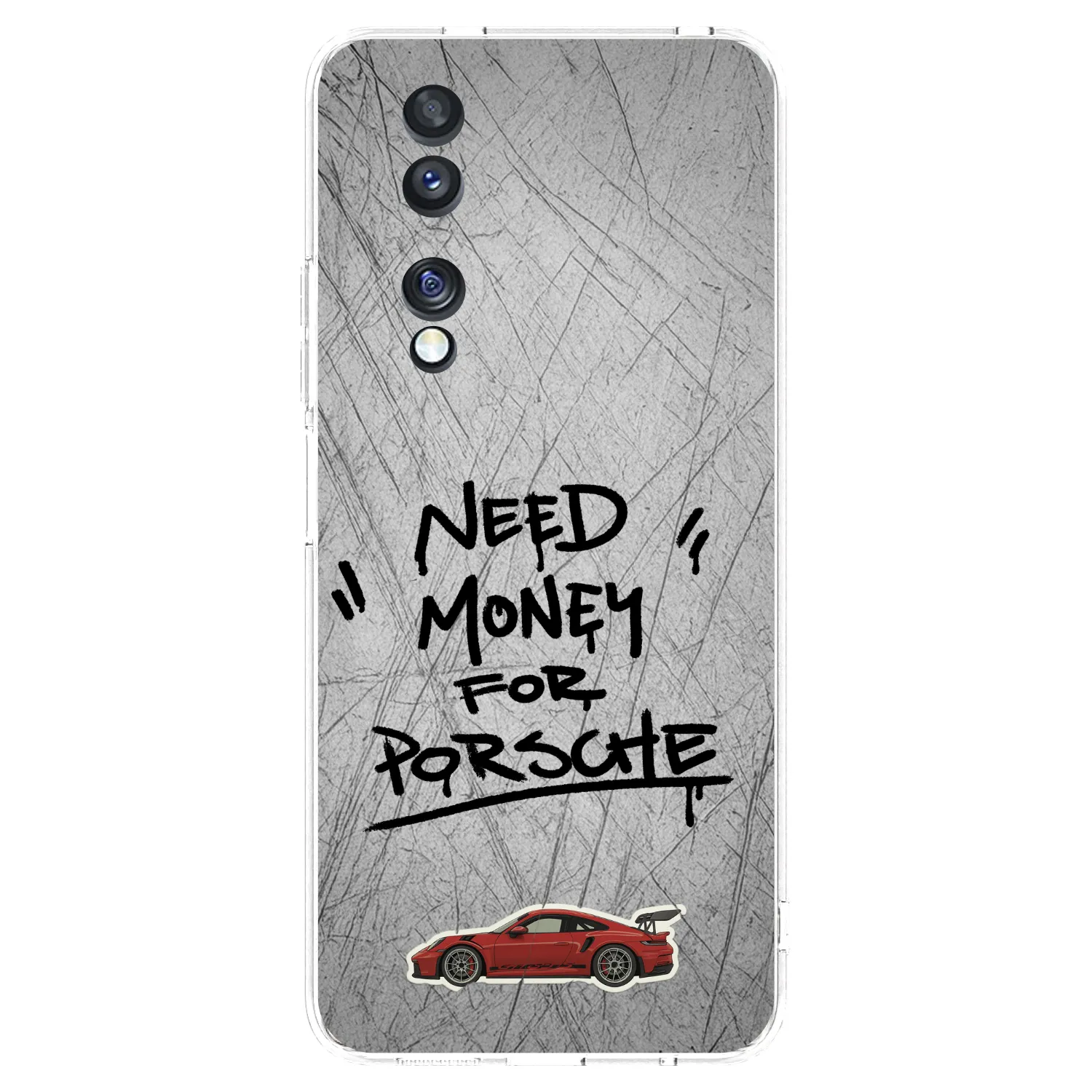 Picasee átlátszó szilikon tok az alábbi mobiltelefonokra Honor 70 - Grey Drift