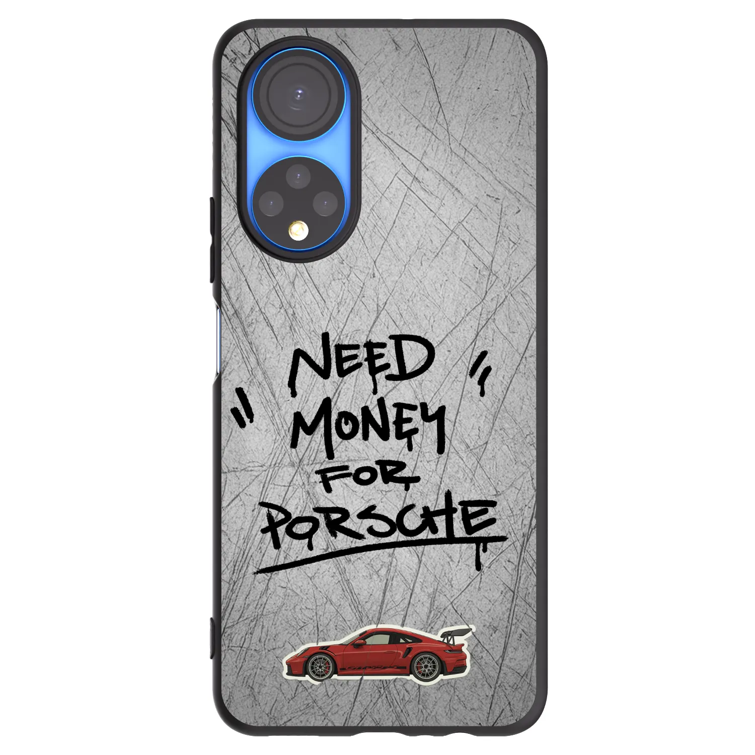 Picasee fekete szilikon tok az alábbi mobiltelefonokra Honor X7 - Grey Drift