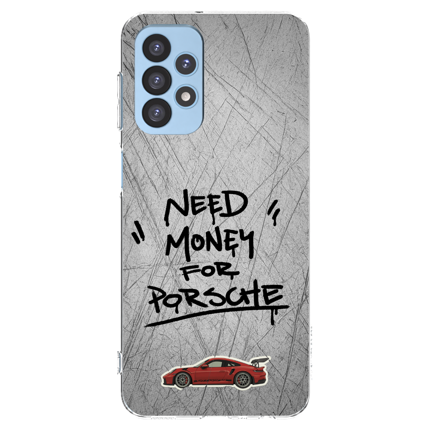 Picasee átlátszó szilikon tok az alábbi mobiltelefonokra Samsung Galaxy A23 A235F 4G - Grey Drift