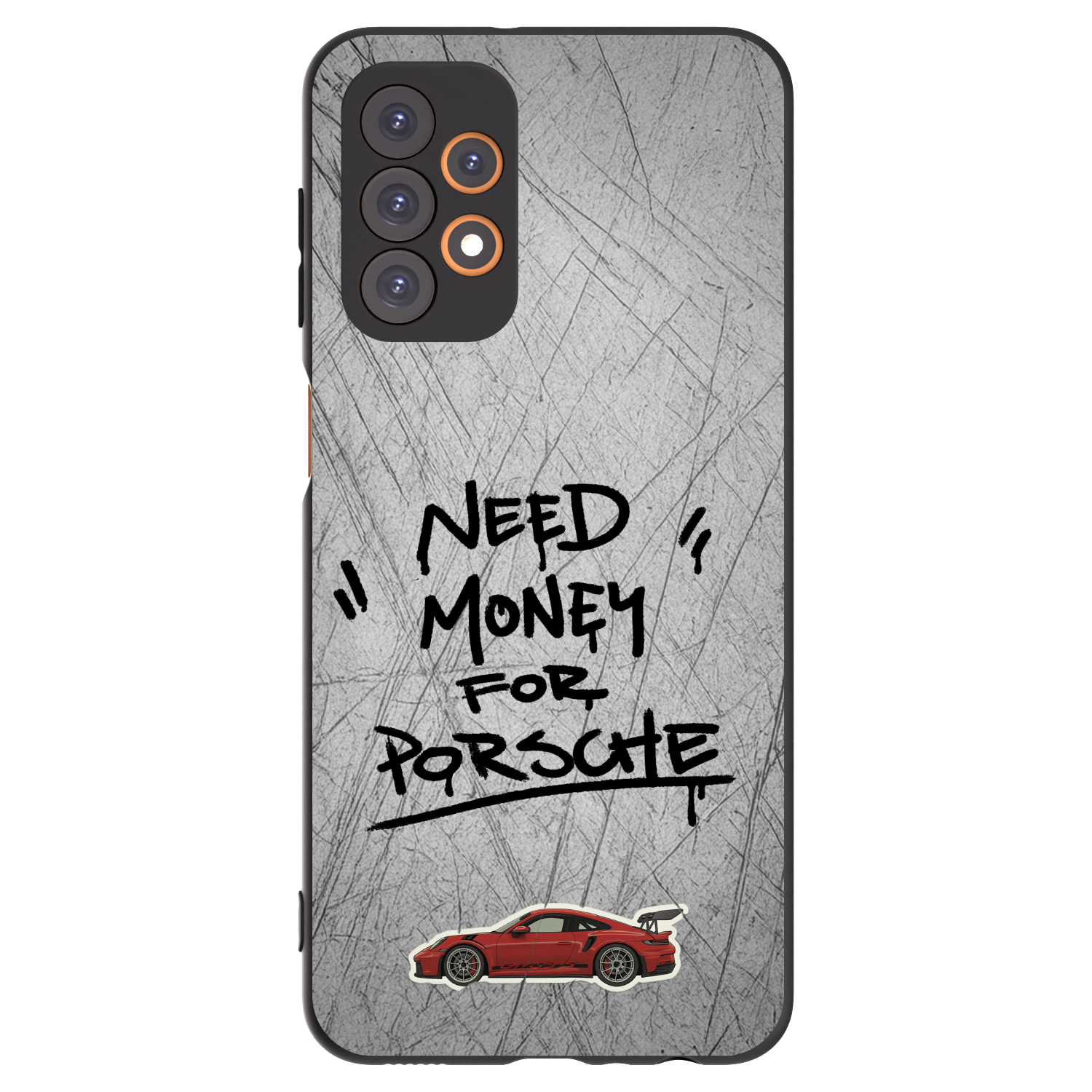 Picasee fekete szilikon tok az alábbi mobiltelefonokra Samsung Galaxy A23 A236B 5G - Grey Drift