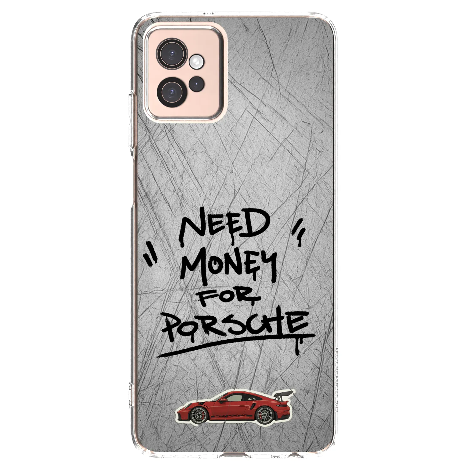 Picasee átlátszó szilikon tok az alábbi mobiltelefonokra Motorola Moto G32 - Grey Drift