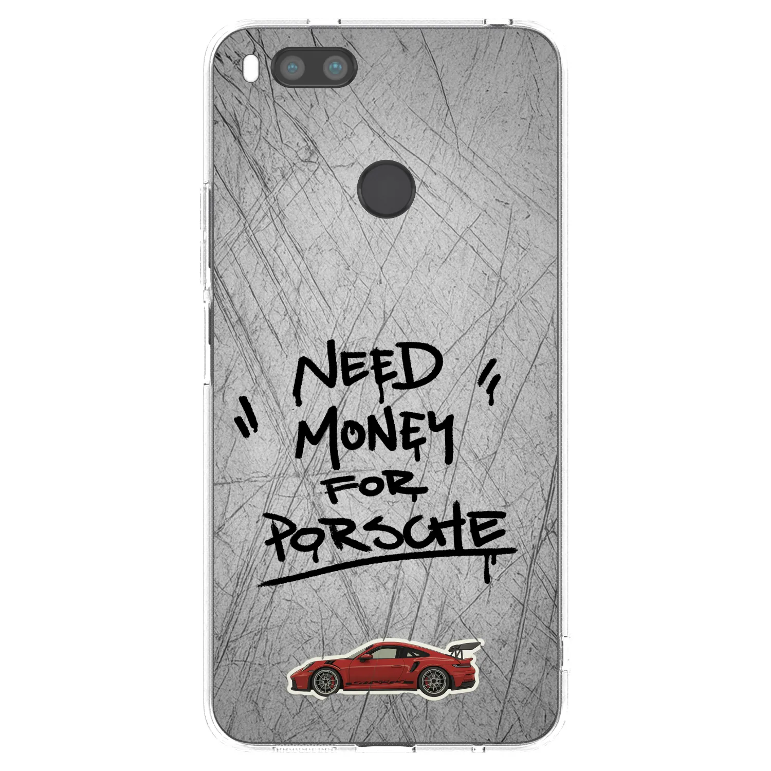 Picasee átlátszó szilikon tok az alábbi mobiltelefonokra Xiaomi Redmi A1 - Grey Drift