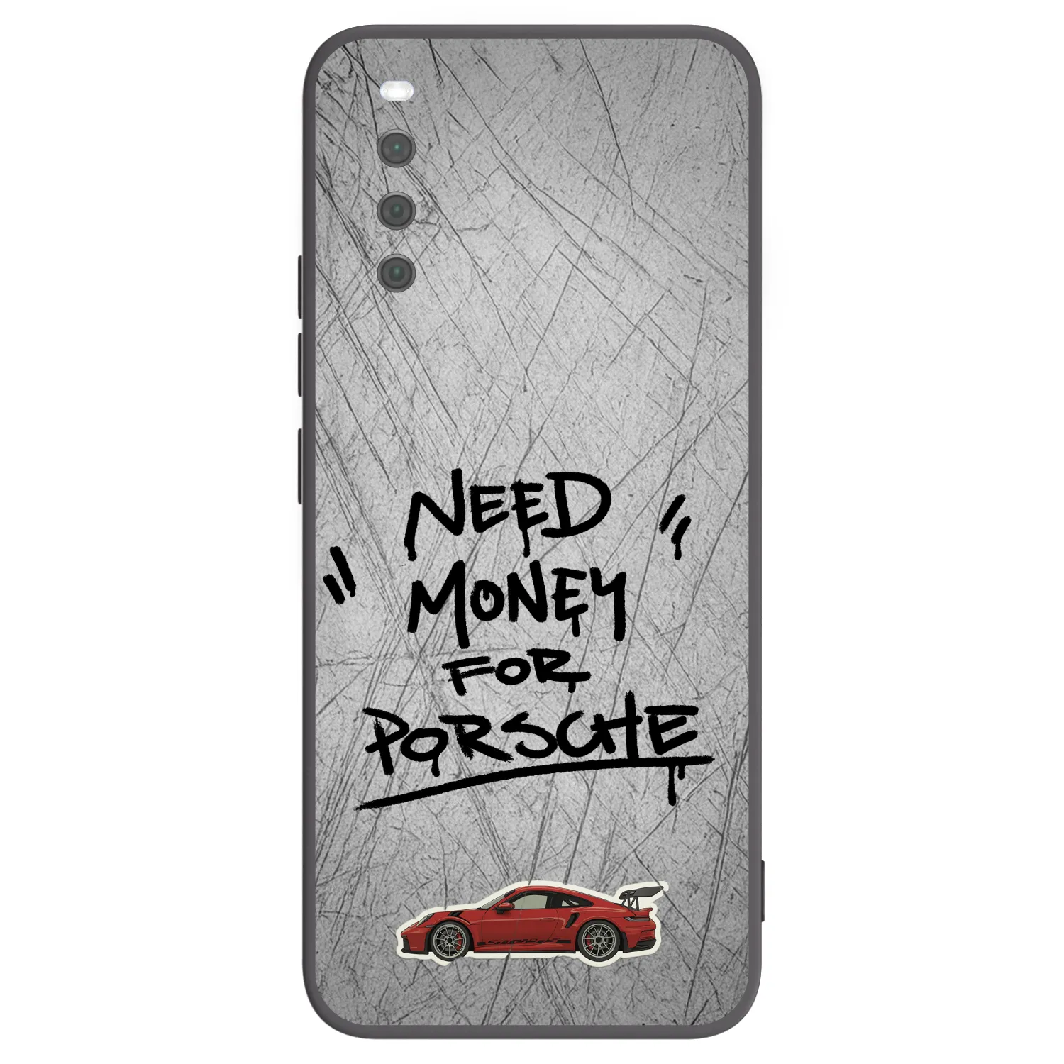 Picasee fekete szilikon tok az alábbi mobiltelefonokra Sony Xperia 10 III - Grey Drift