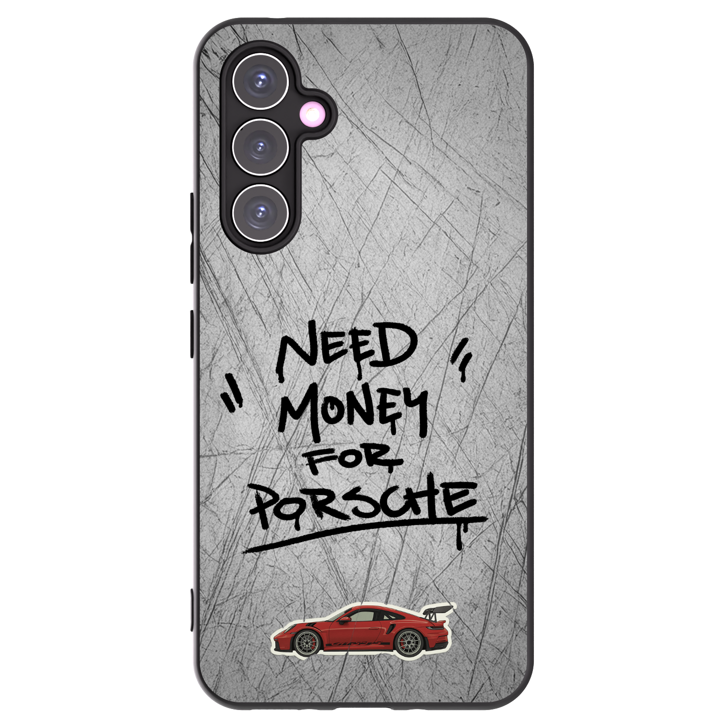 Picasee fekete szilikon tok az alábbi mobiltelefonokra Samsung Galaxy A54 5G A546B - Grey Drift
