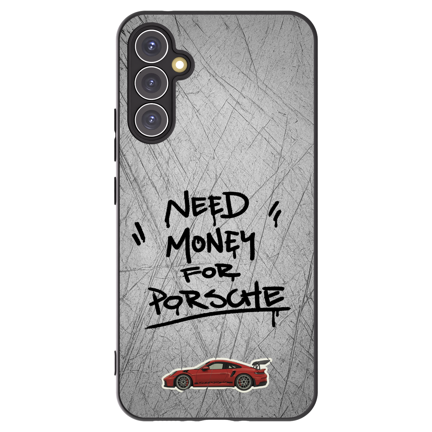 Picasee fekete szilikon tok az alábbi mobiltelefonokra Samsung Galaxy A34 5G A346B - Grey Drift
