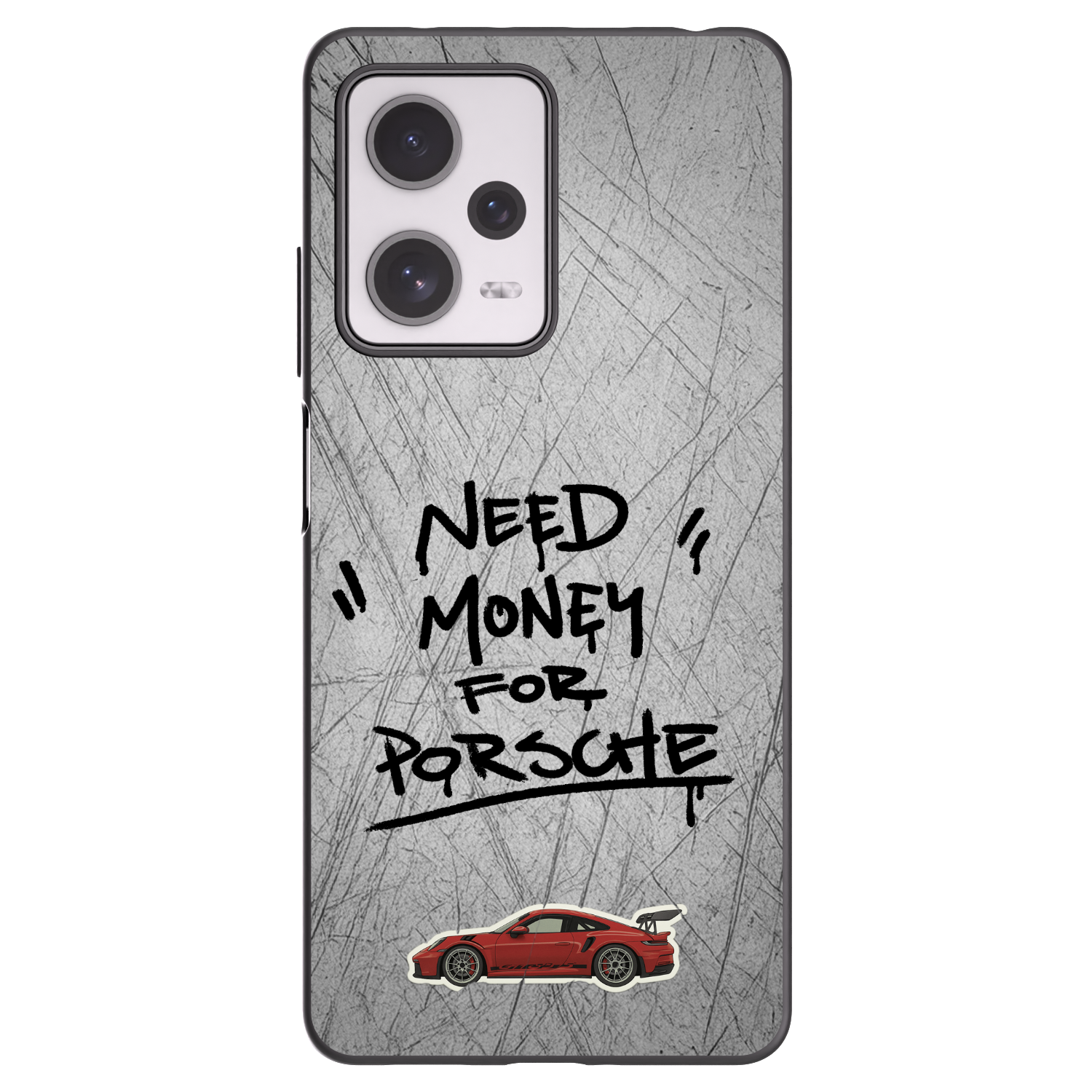 Picasee fekete szilikon tok az alábbi mobiltelefonokra Xiaomi Redmi Note 12 Pro+ 5G - Grey Drift