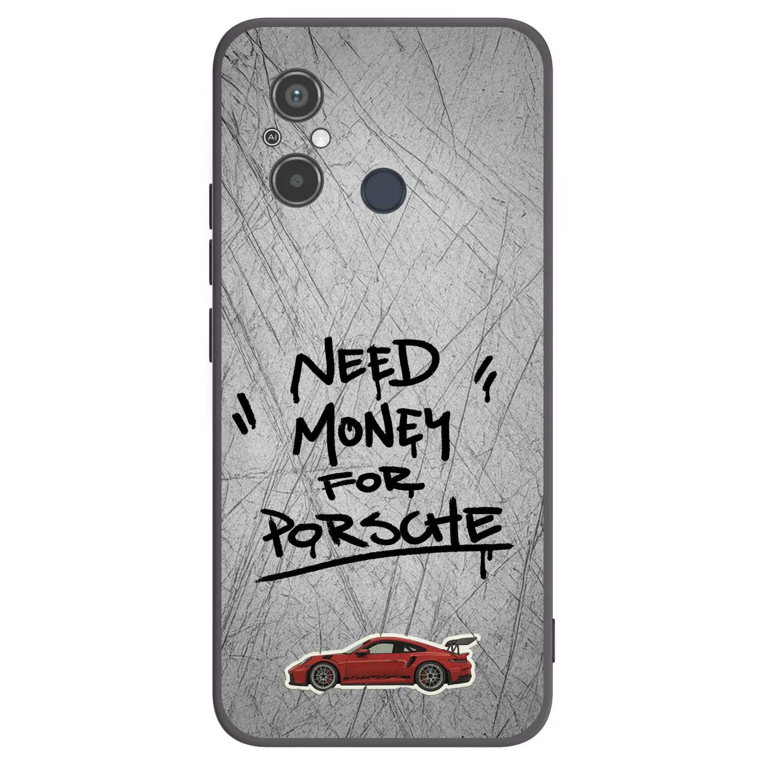 Picasee fekete szilikon tok az alábbi mobiltelefonokra Xiaomi Redmi 12C - Grey Drift