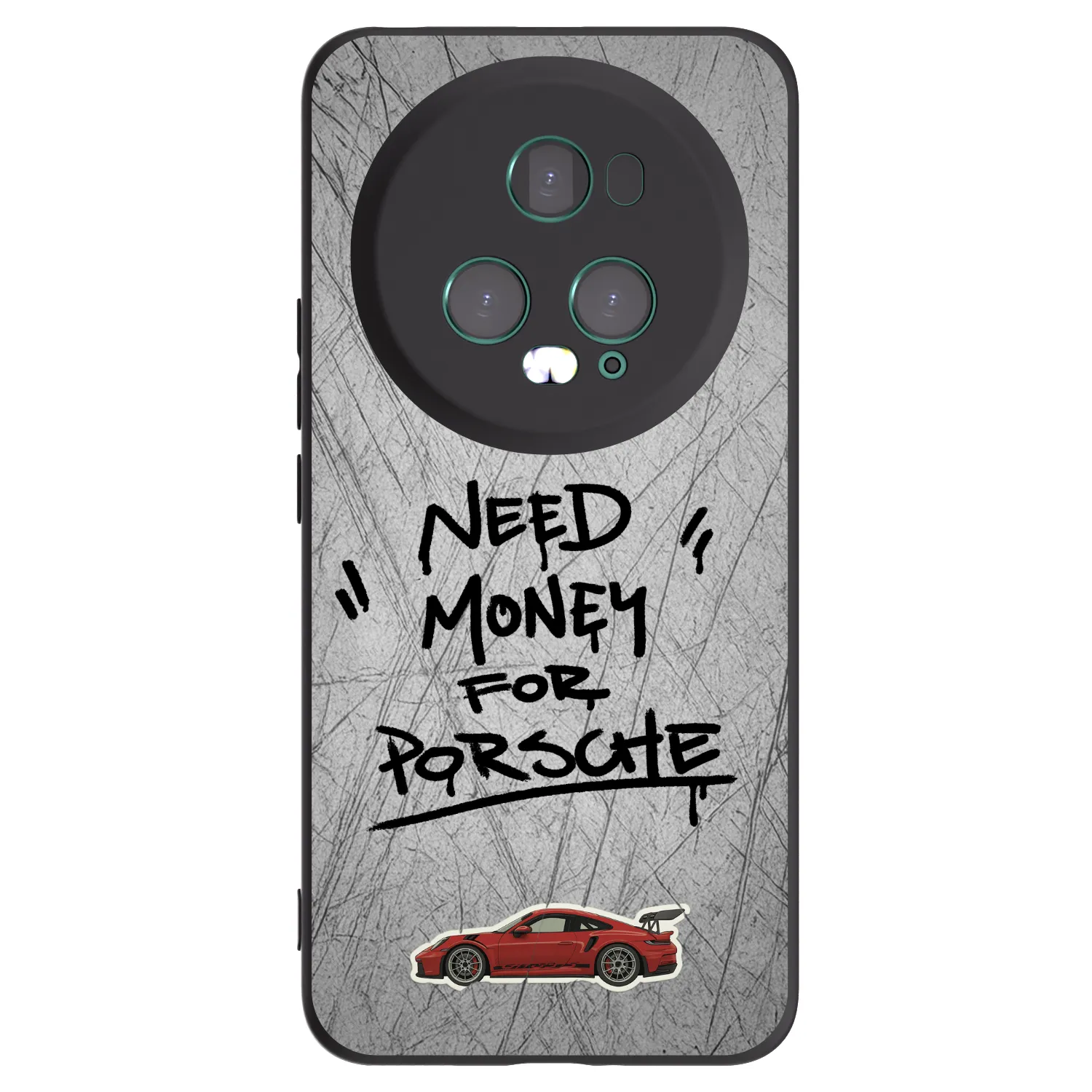 Picasee fekete szilikon tok az alábbi mobiltelefonokra Honor Magic5 Pro - Grey Drift