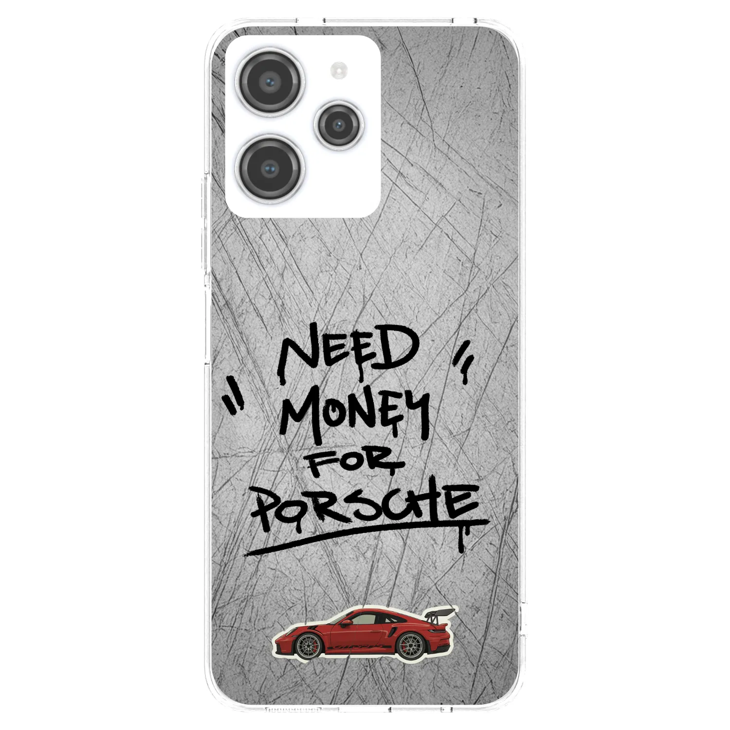 Picasee átlátszó szilikon tok az alábbi mobiltelefonokra Xiaomi Redmi 12 4G - Grey Drift