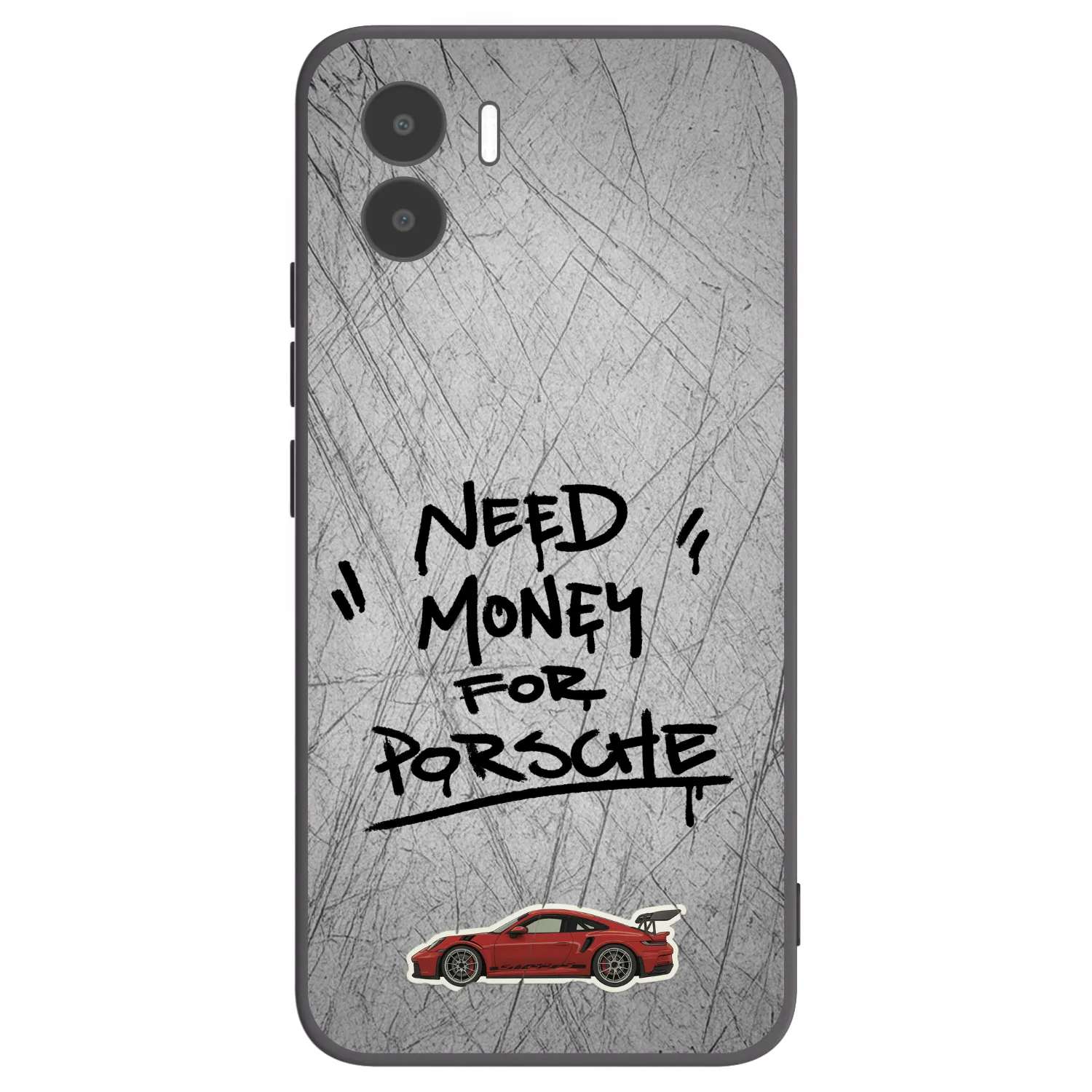 Picasee fekete szilikon tok az alábbi mobiltelefonokra Xiaomi Redmi A2 - Grey Drift