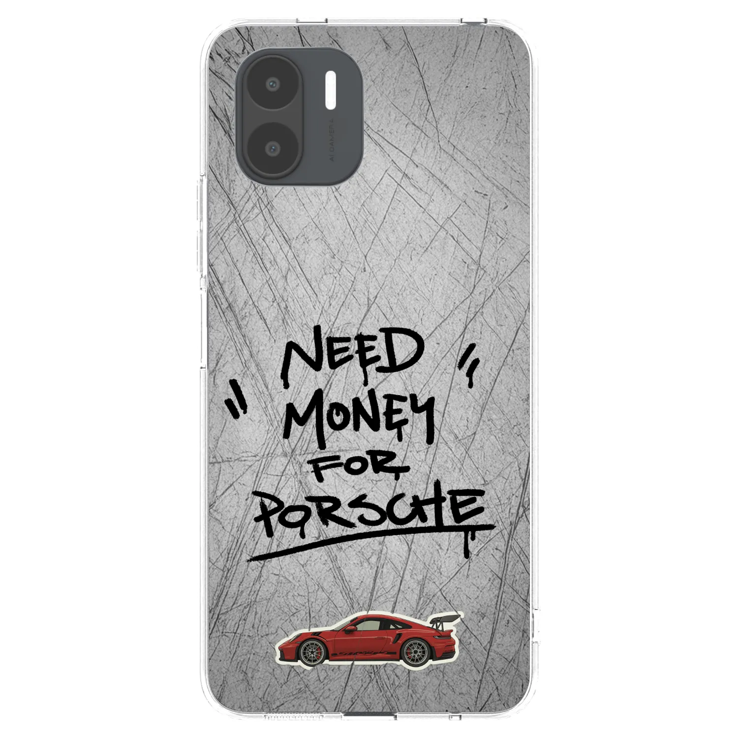 Picasee átlátszó szilikon tok az alábbi mobiltelefonokra Xiaomi Redmi A2 - Grey Drift