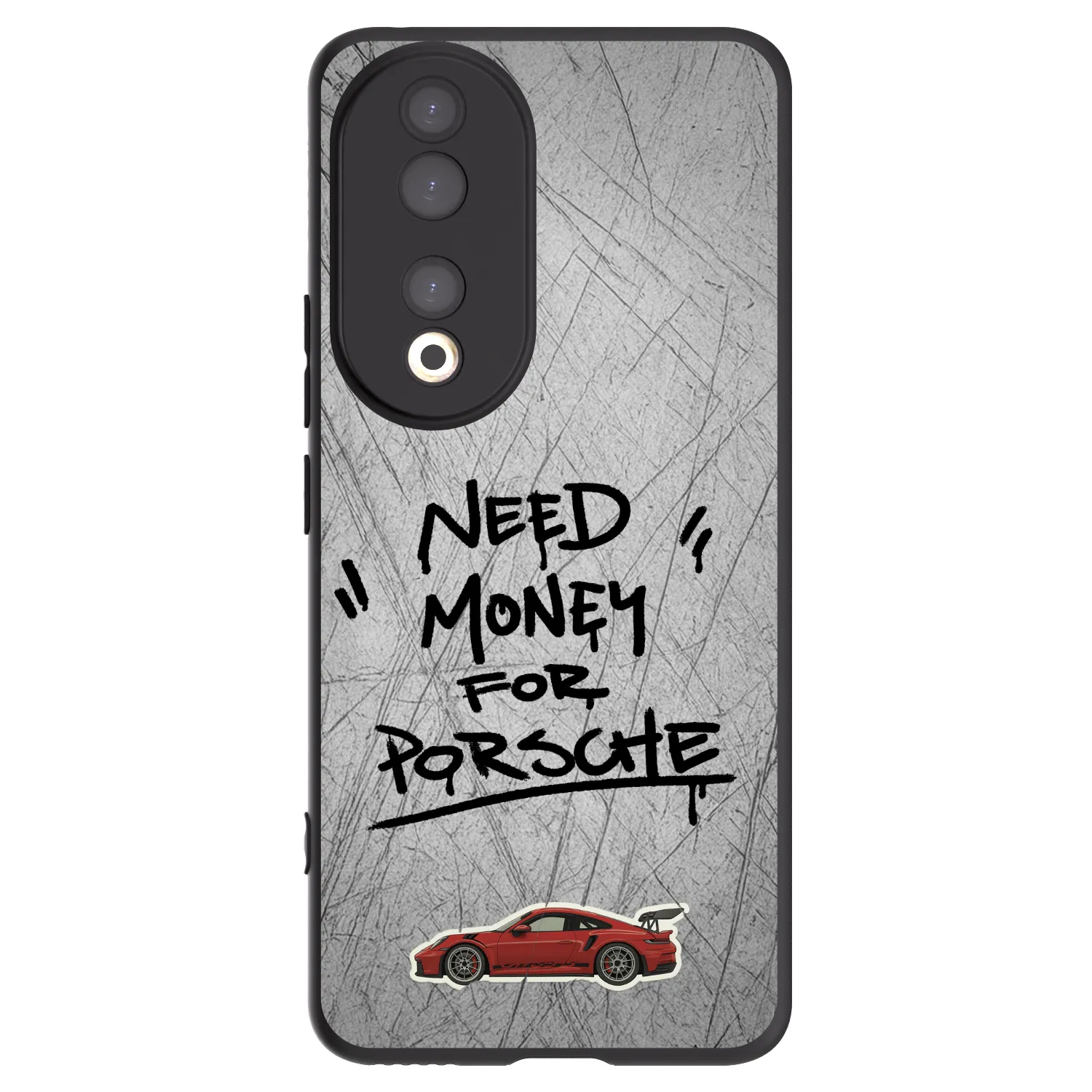 Picasee fekete szilikon tok az alábbi mobiltelefonokra Honor 90 5G - Grey Drift