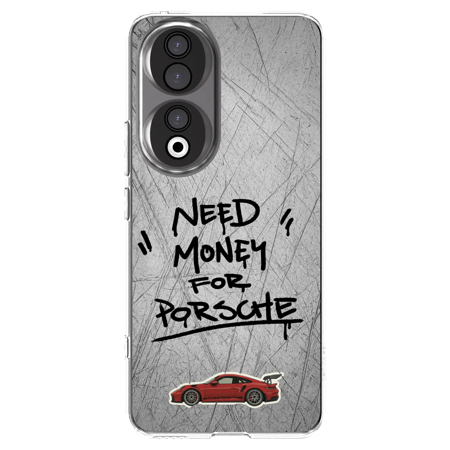 Picasee átlátszó szilikon tok az alábbi mobiltelefonokra Honor 90 5G - Grey Drift