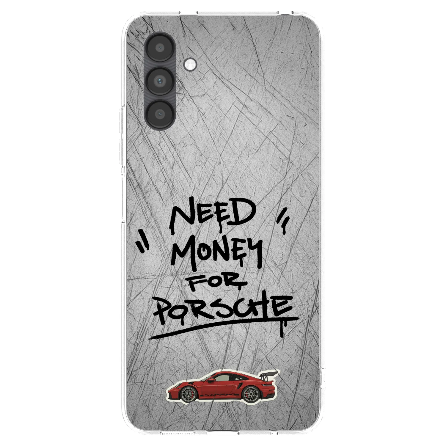 Picasee átlátszó szilikon tok az alábbi mobiltelefonokra Samsung Galaxy A04s A047F - Grey Drift