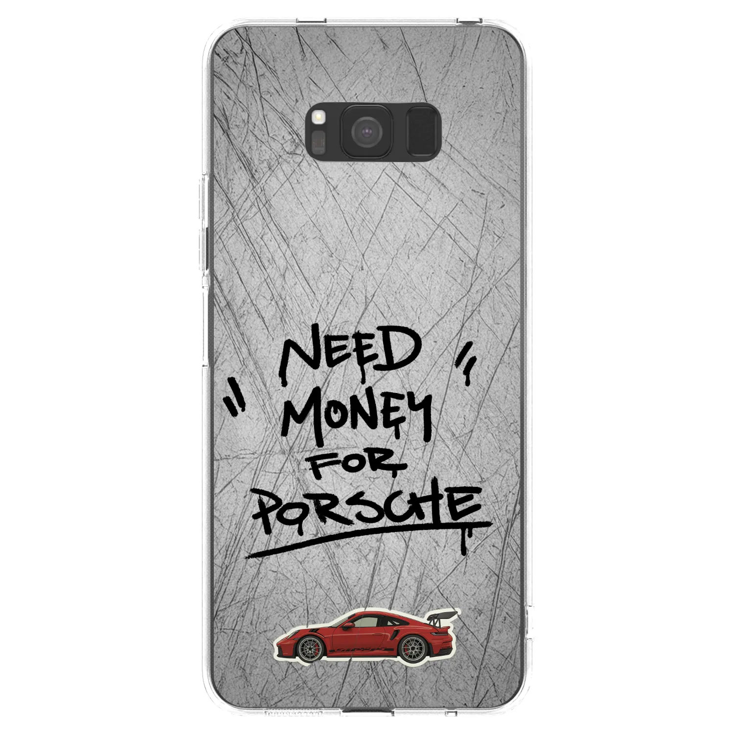 Picasee átlátszó szilikon tok az alábbi mobiltelefonokra Samsung Galaxy S8 G950F - Grey Drift
